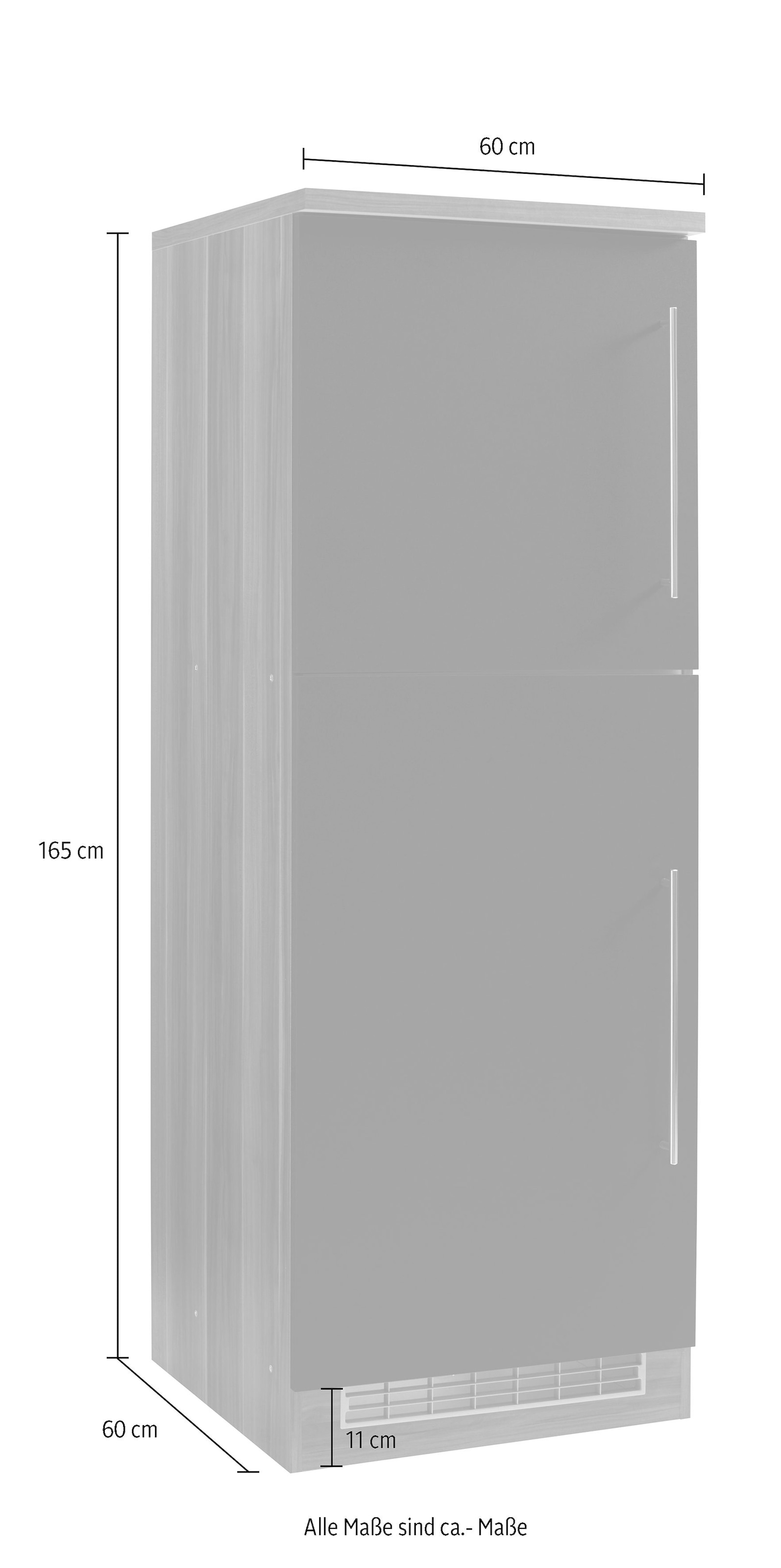 KOCHSTATION Kühlumbauschrank »KS-Samos«, 60 cm breit