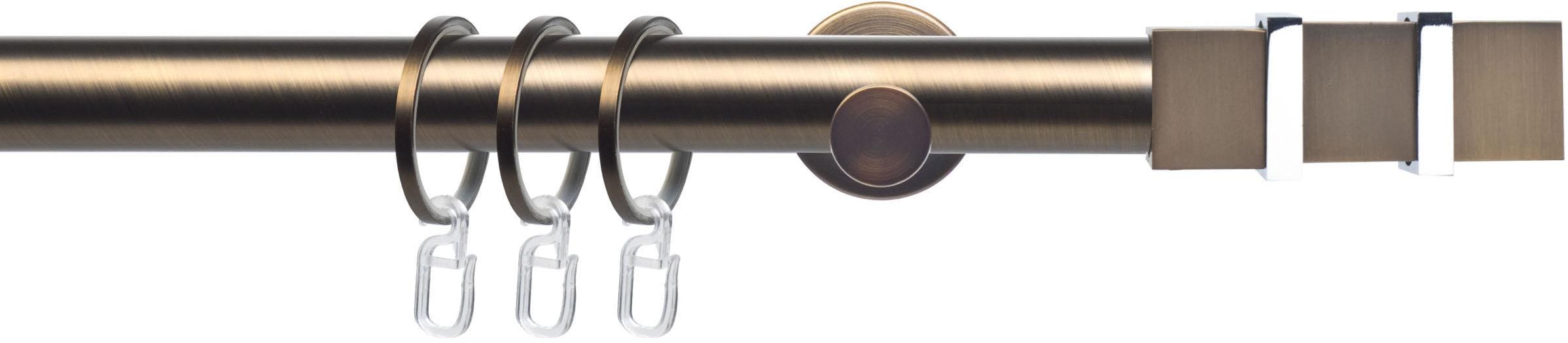 Liedeco Gardinenstange »CELQUADE01SG1L« Ø 25 mm 1 läufig-läufig Fixmaß 1-lä günstig online kaufen