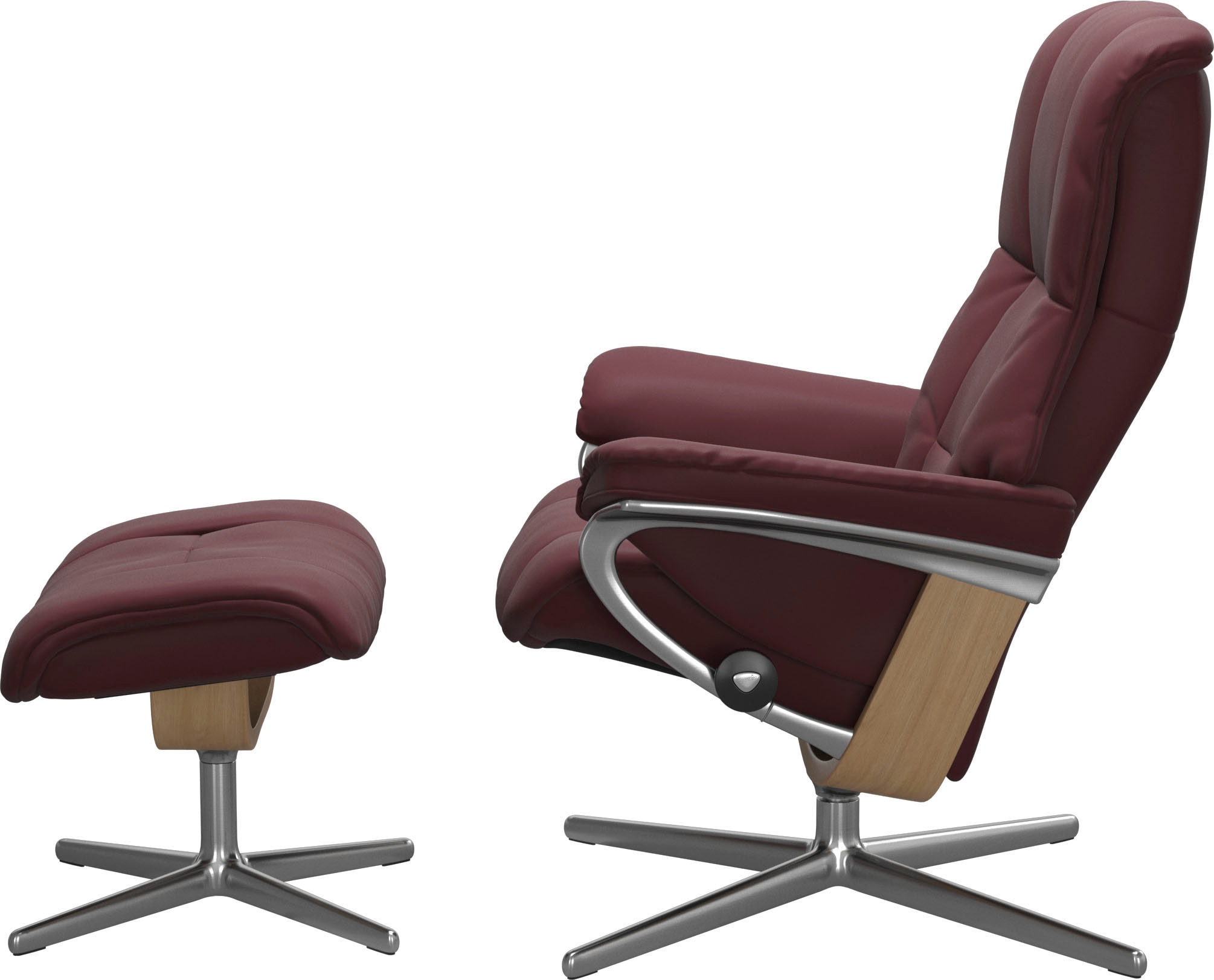 Stressless® Relaxsessel »Mayfair«, mit Cross Base, Größe S, M & L, Holzakzent Eiche