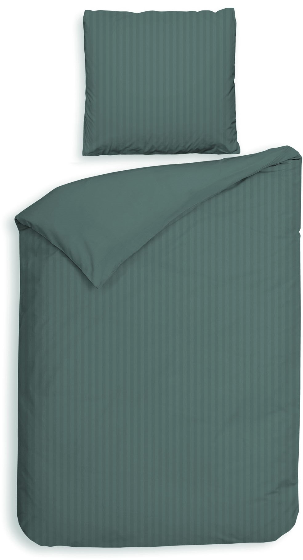 Heckett & Lane Bettwäsche »Banda« 2 tlg. hochwertiges Mako-Satin, Streifen günstig online kaufen