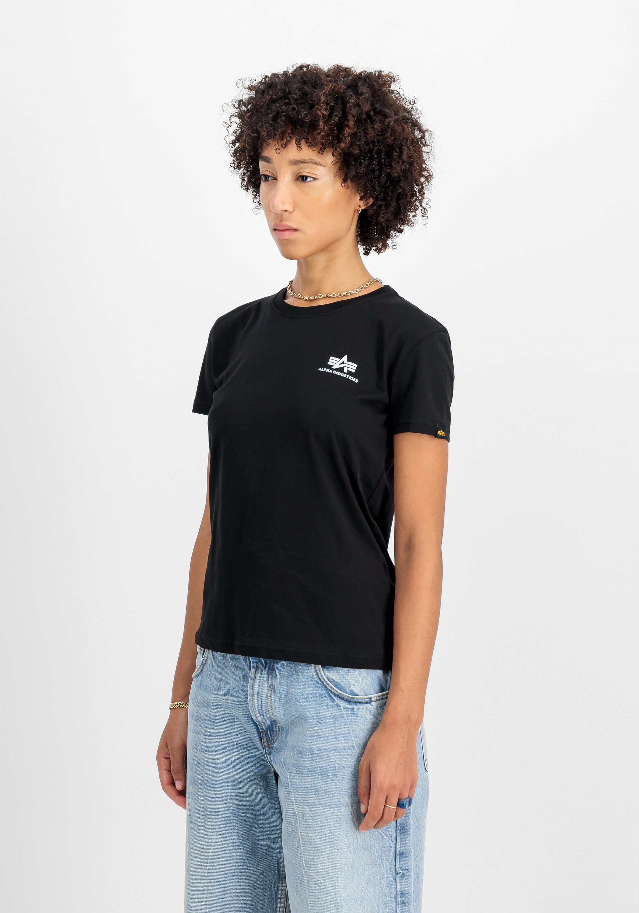 Alpha Industries T-Shirt »Alpha Industries Women - T-Shirts Basic T Small Logo Women«