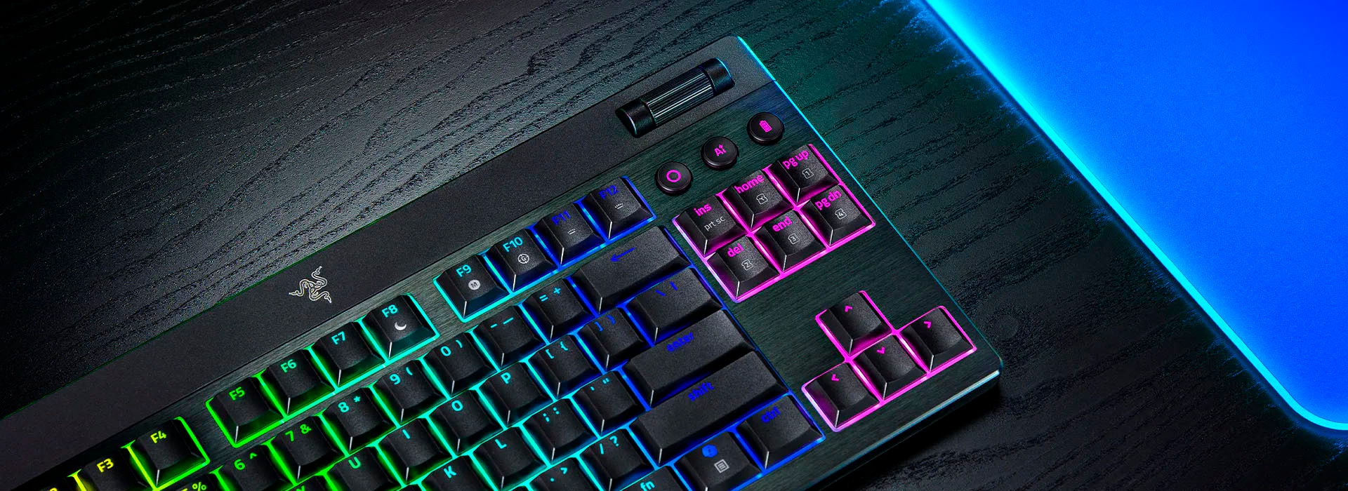 RAZER Gaming-Tastatur »BlackWidow V4 Low Profile TKL HyperSpeed« (Fn-Tasten | Windows-Sperrtaste | Ziffernblock)