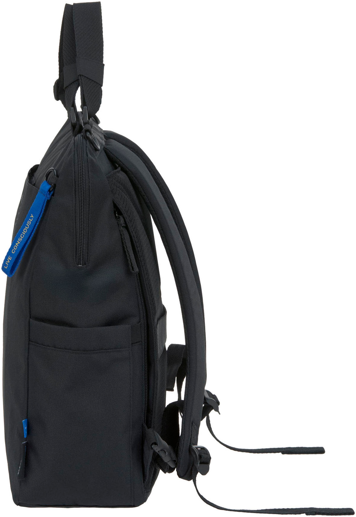LÄSSIG Wickelrucksack »Green Label, Conversion Backpack, black«