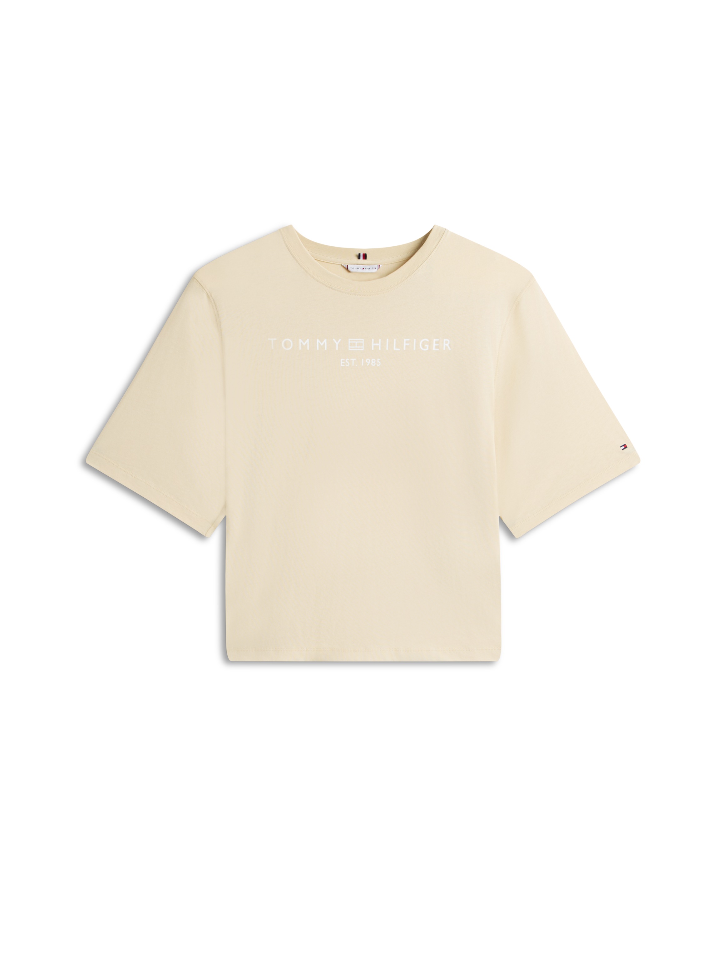 Tommy Hilfiger Curve T-Shirt »CRV CORP LOGO TRAPEZE C-NK TEE« in großen Größen