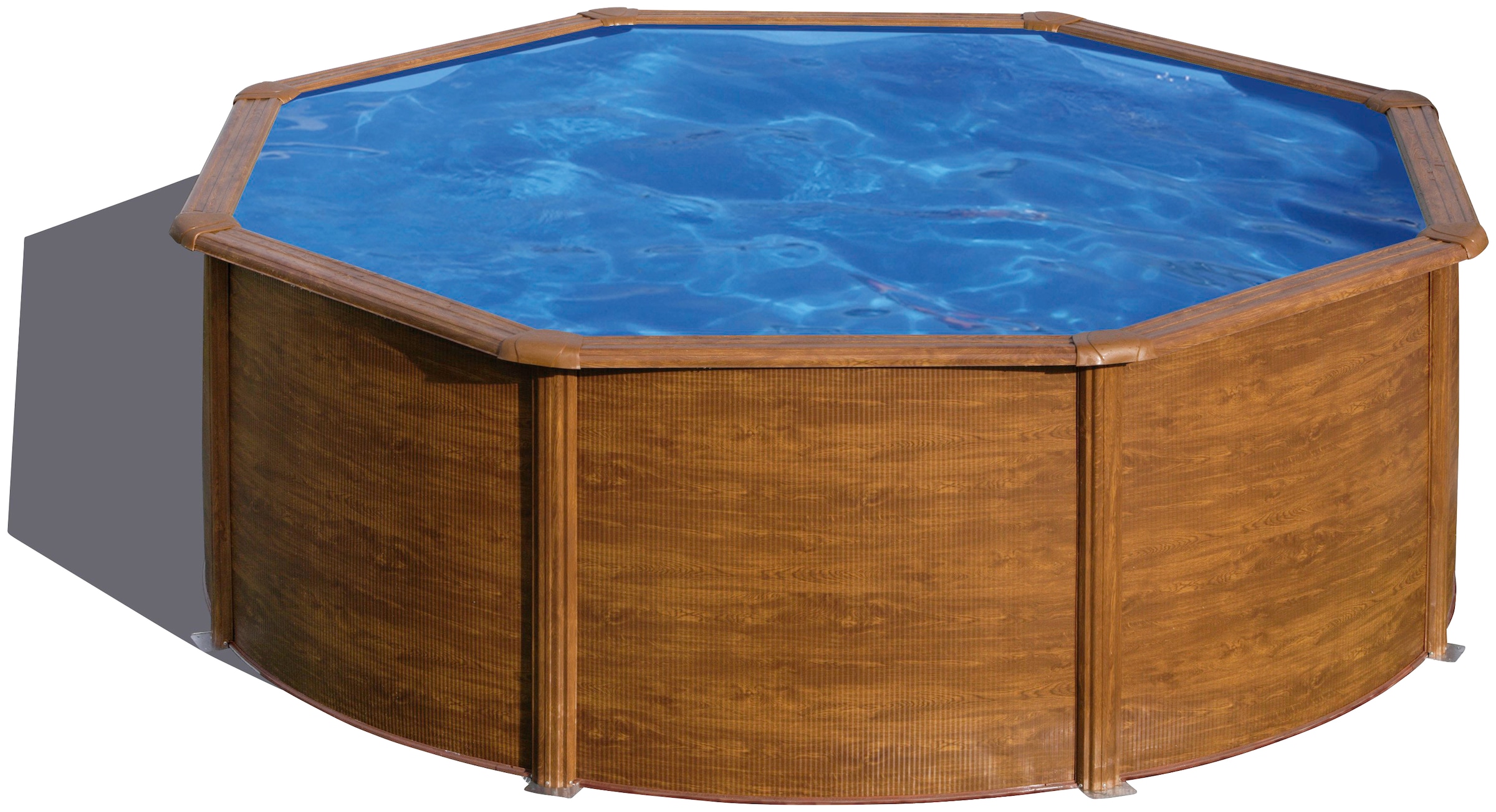 my POOL BWT Rundpool, (Komplett-Set, 10 tlg.), in moderner Holzoptik, verschiedene Größen
