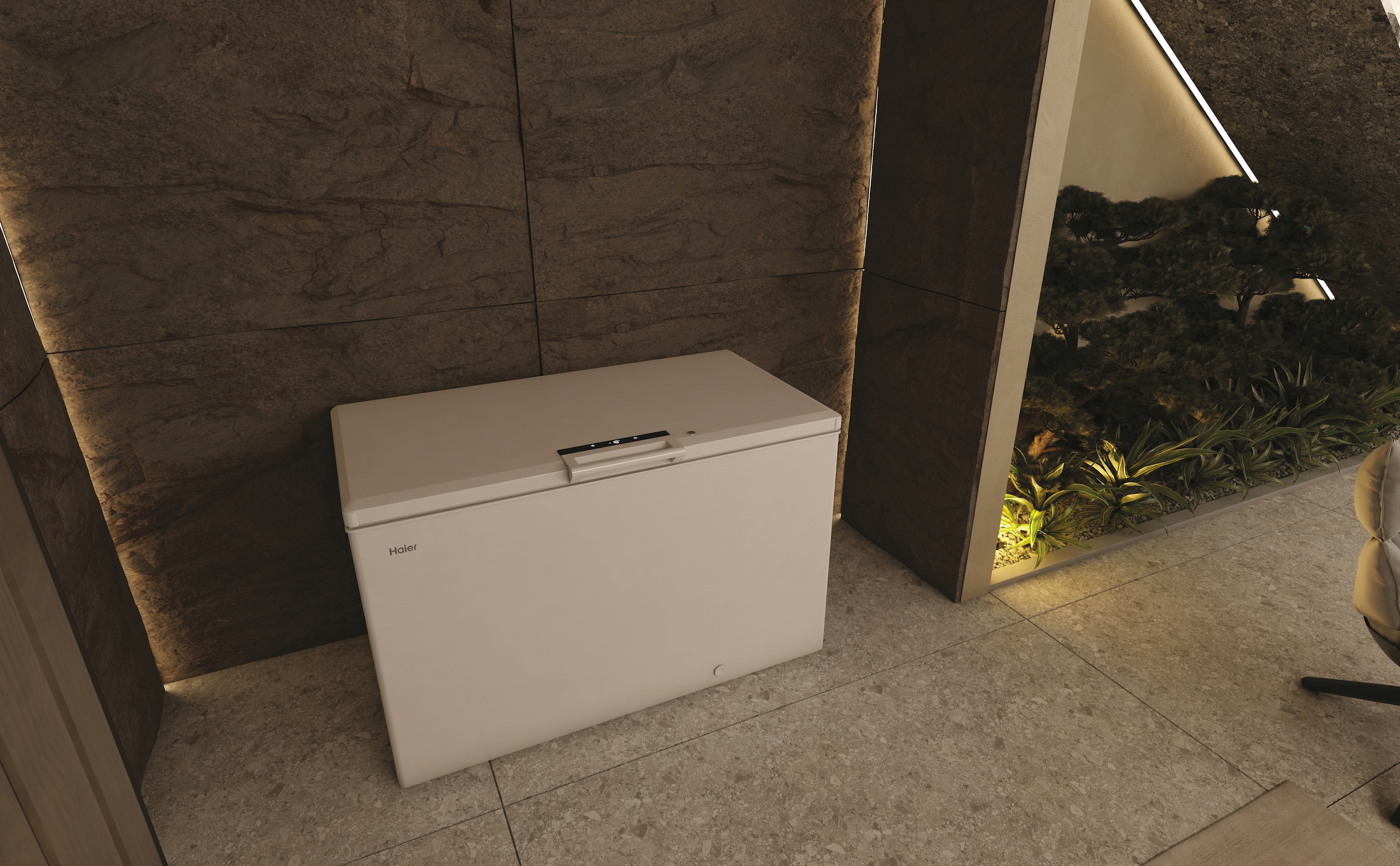 Haier Gefriertruhe CHEST SERIES 3 »HCE420D«, 89,5 cm hoch, 132 cm breit