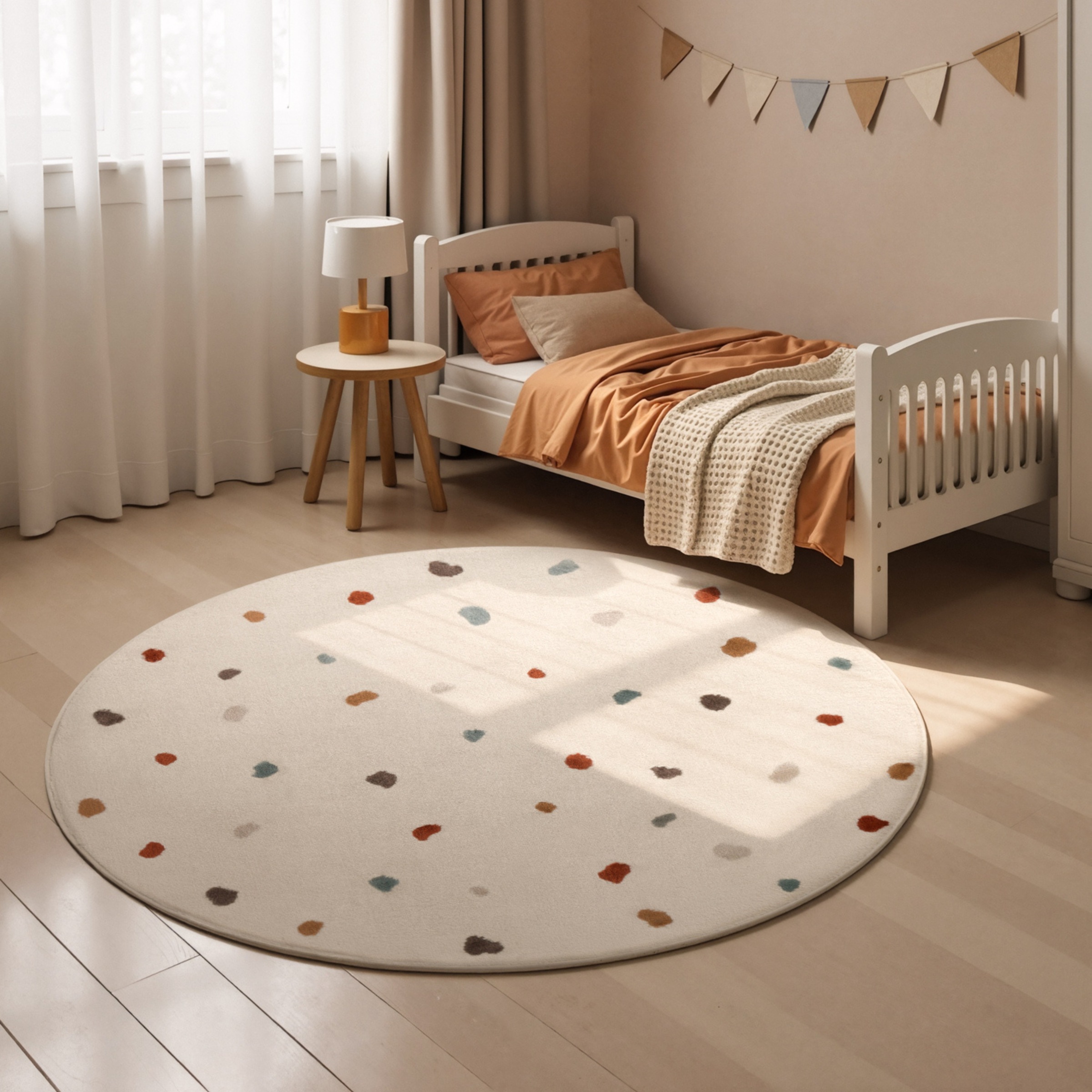 HANSE Home Kinderteppich »Funny Dots«, rechteckig, 8 mm Höhe, Spielteppich, günstig online kaufen