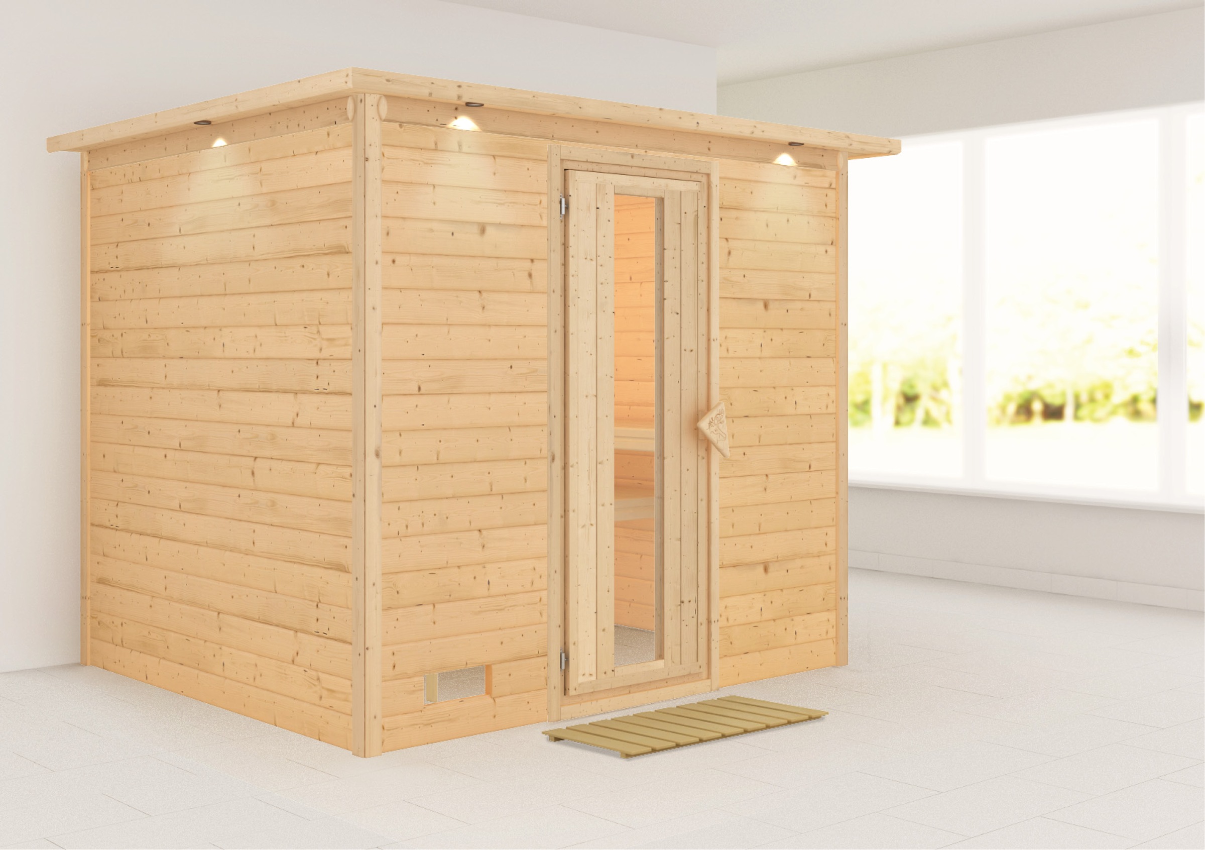 Karibu Sauna »Soraja«, ohne Ofen