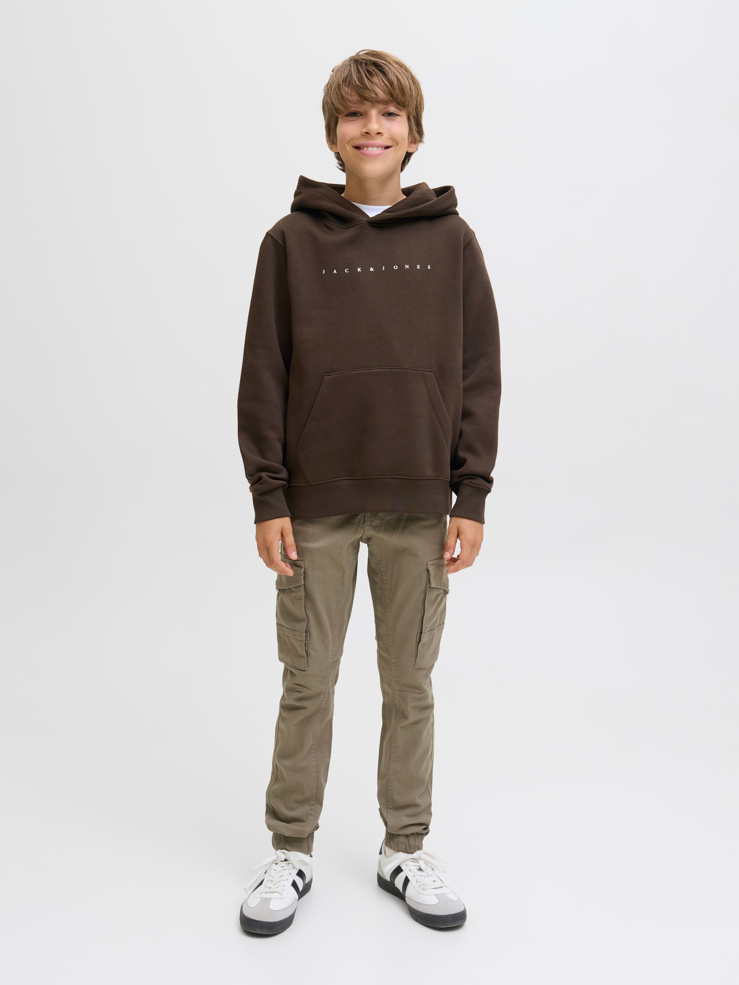 Jack & Jones Junior Kapuzensweatshirt »JJESTAR JJ SWEAT HOOD NOOS JNR«, Baumwollmischung, relaxed fit
