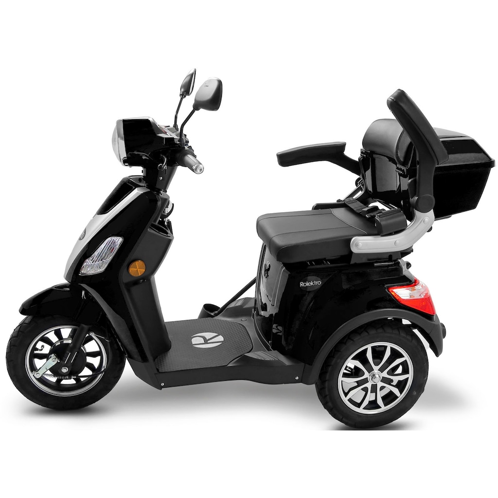 Rolektro Elektromobil »Rolektro E-Trike 25 V.3, Lithium Akku«, 1000 W, 25 km/h, (mit Topcase)