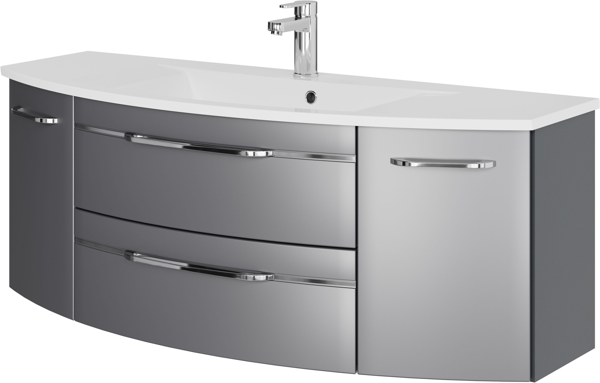 Saphir Waschtisch »Serie 7045 Mineralmarmor-Waschtisch und Unterschrank, 13 günstig online kaufen