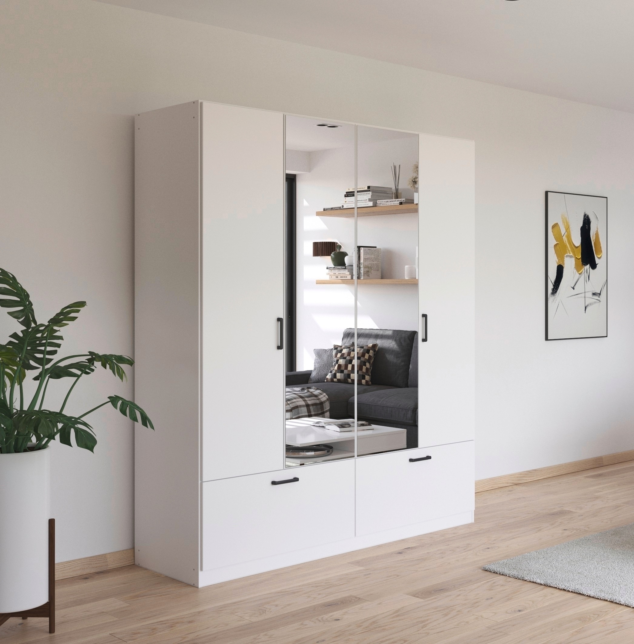 rauch Drehtürenschrank »Kleiderschrank Schrank Garderobe Wäscheschrank BARI günstig online kaufen