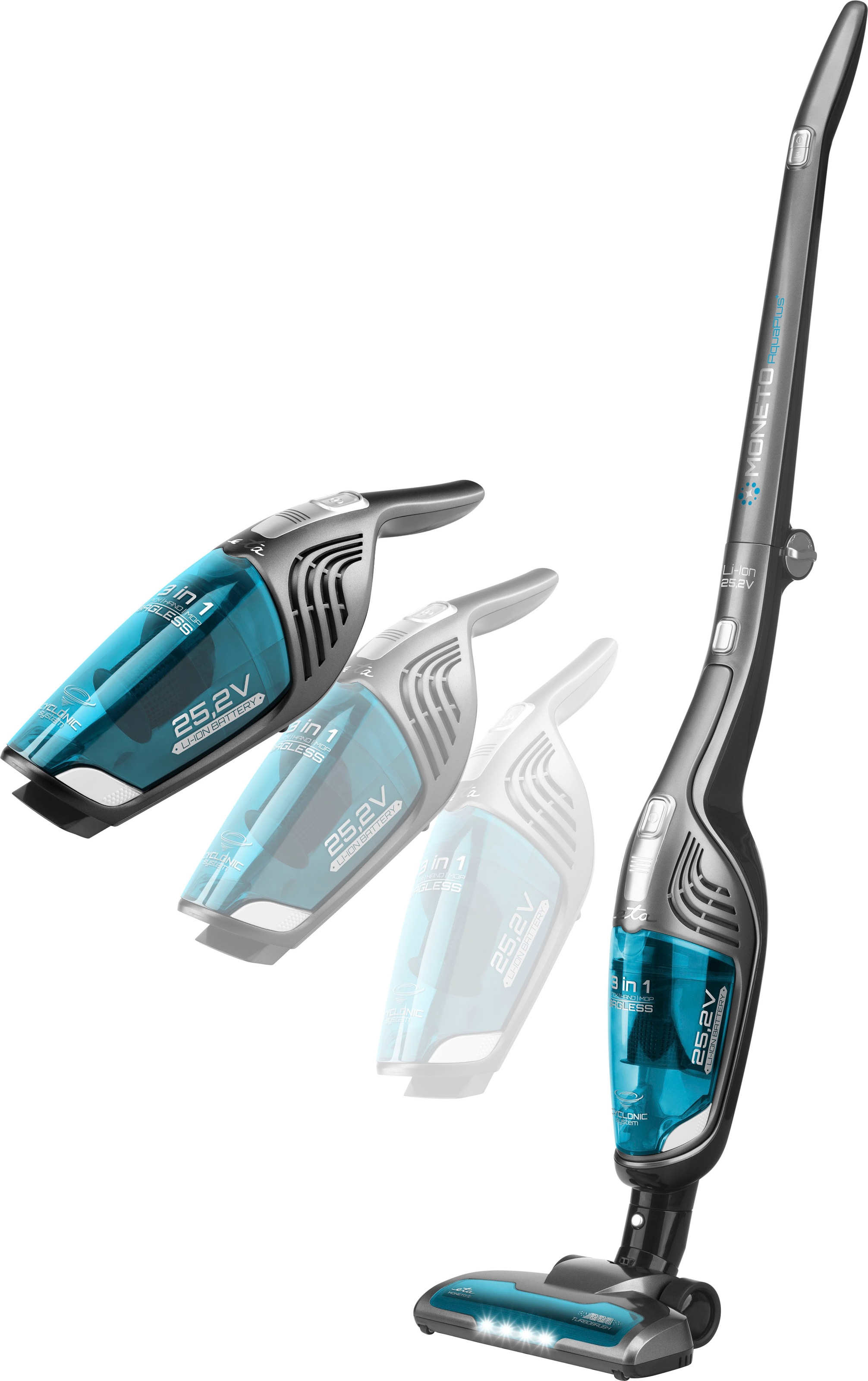 eta Akku-Hand-und Stielstaubsauger »MONETO AQUA PLUS II PREMIUM ETA845390000«