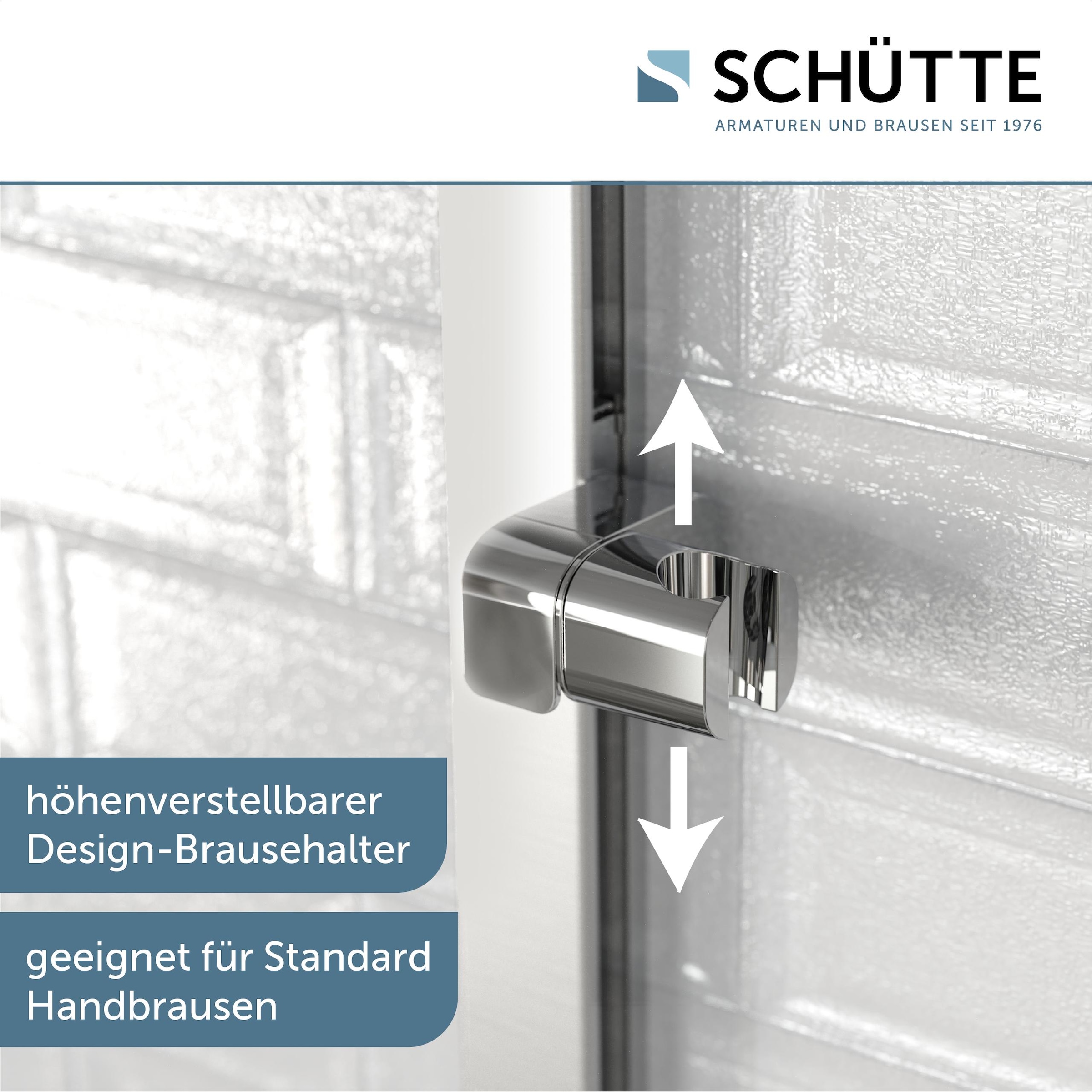Schütte Duschstange »KARIBIK« Komplett-Set, Inklusive Befestigungsmaterial,  Hochwertige Brausestange mit Design-Brausehalter