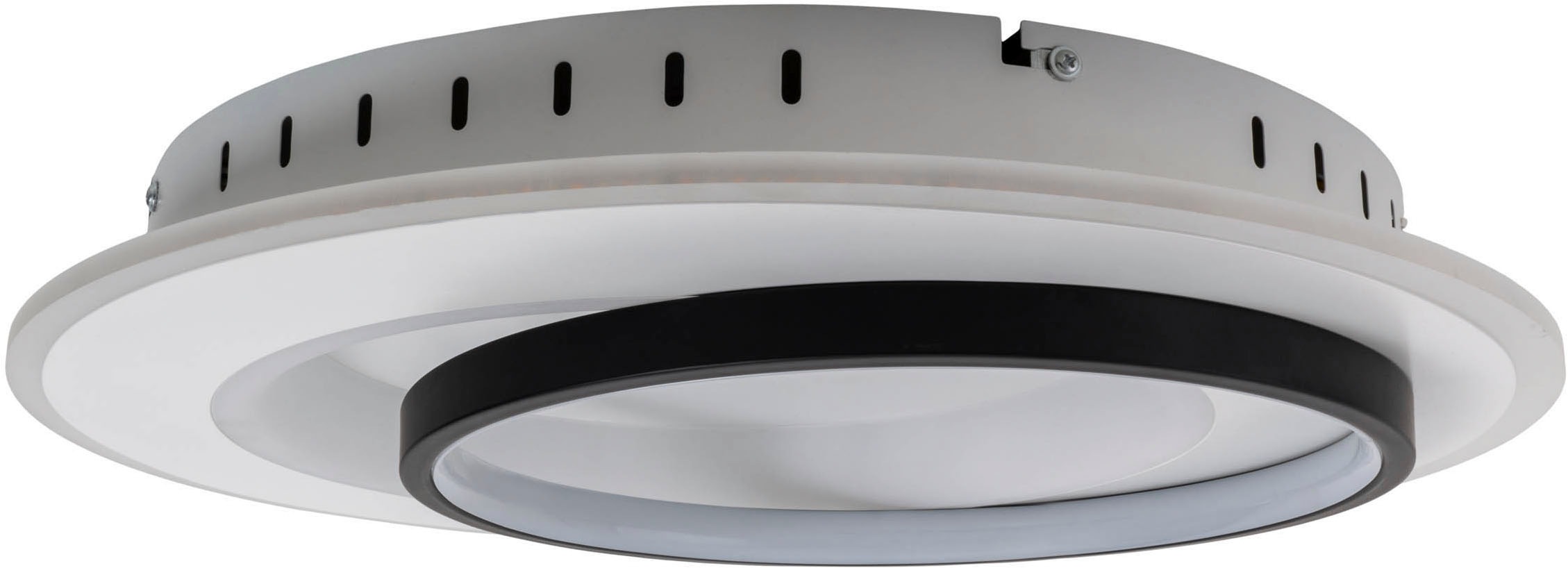 näve LED Deckenleuchte »Malea«, 1 flammig, Leuchtmittel LED-Modul | LED wechselbar, dimmbar per Fernbedienung, CCT, Memory, Nachtlicht, D: 49 cm, weiß