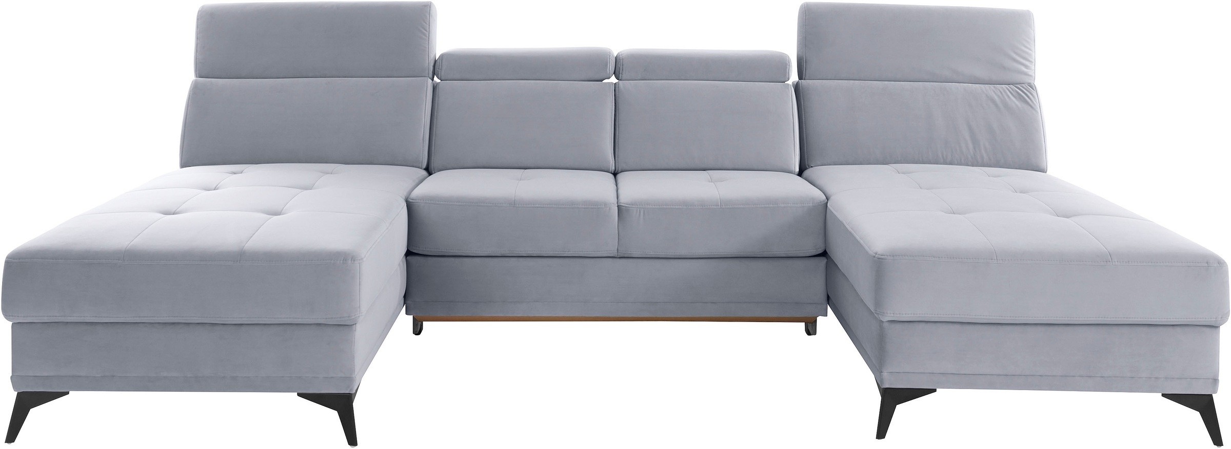 Home affaire Wohnlandschaft »Cardiz U-Form« inkl.Kopfteilverstellung und Fe günstig online kaufen