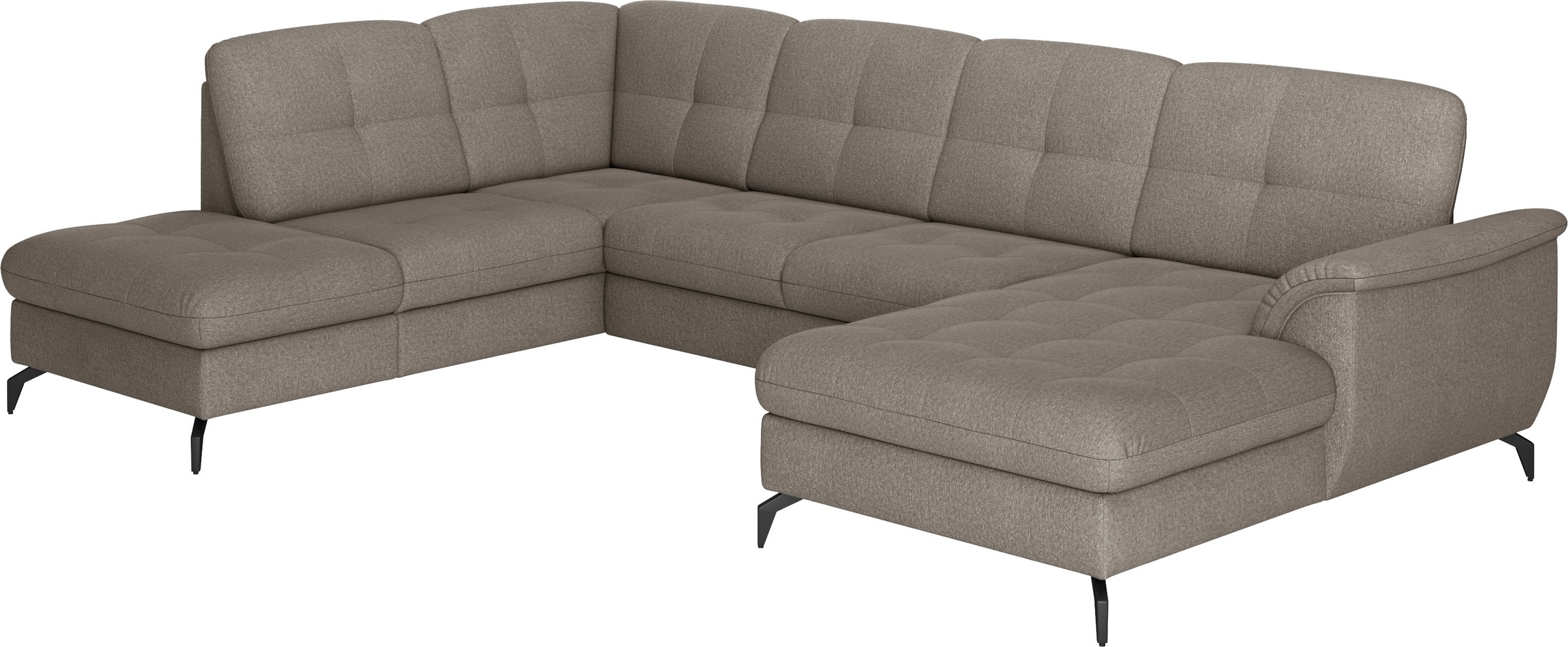 sit&more Wohnlandschaft »Zora U-Form«, wahlweise mit Bettfunktion und Bettkasten