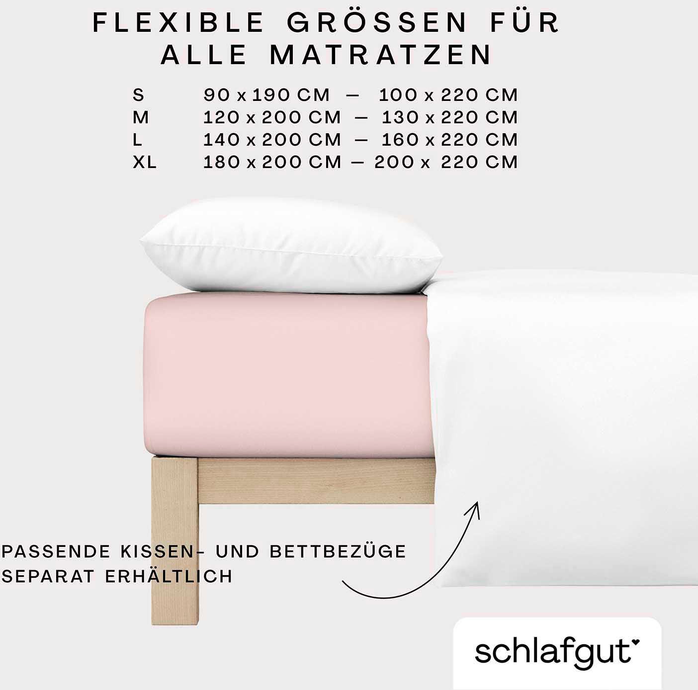 Schlafgut Spannbettlaken »Premium«, Zero Waste Verpackung, PREMIUM Qualität