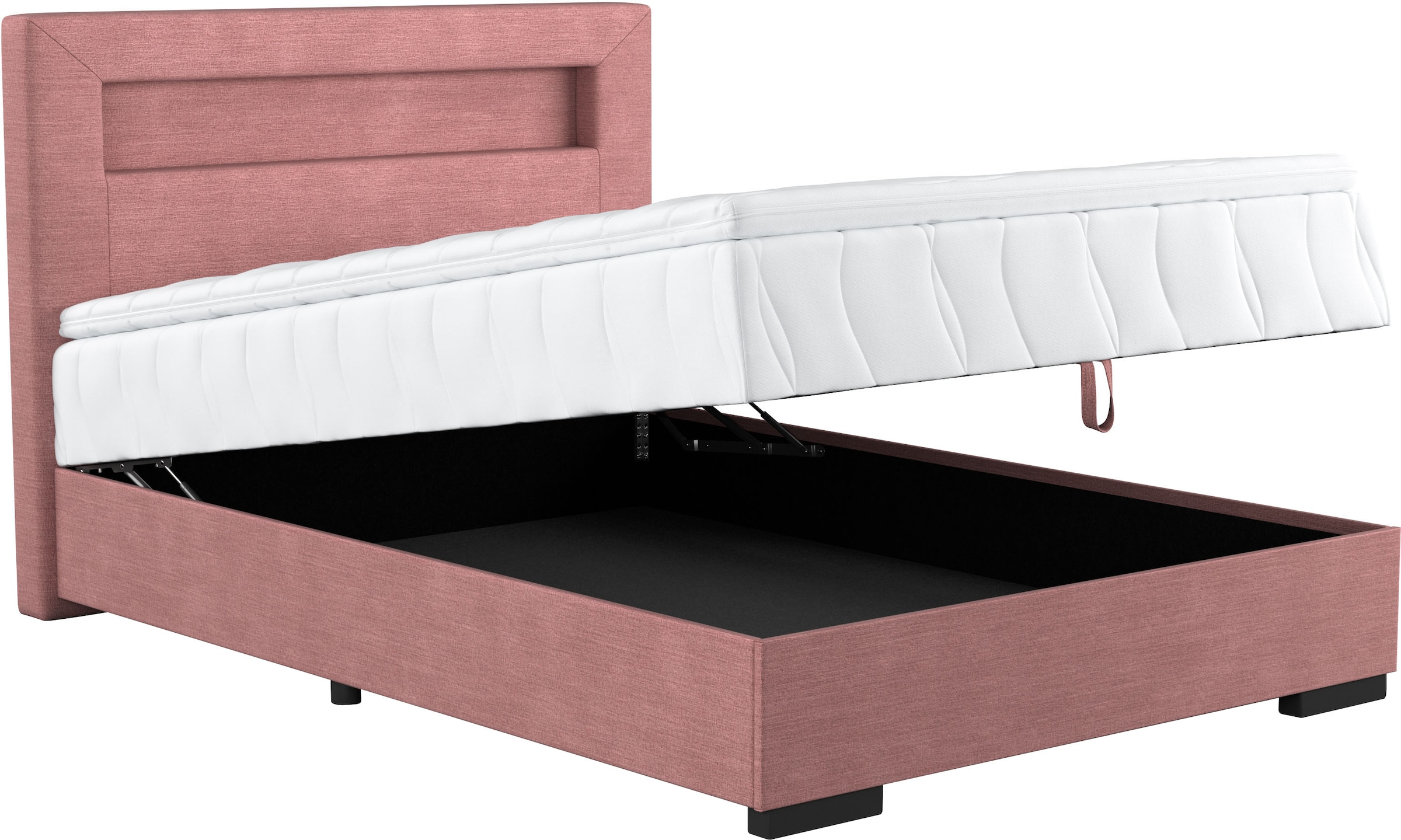 COTTA Boxbett »Kelly«, ausgestattet mit LED-Licht, inkl. Bettkasten
