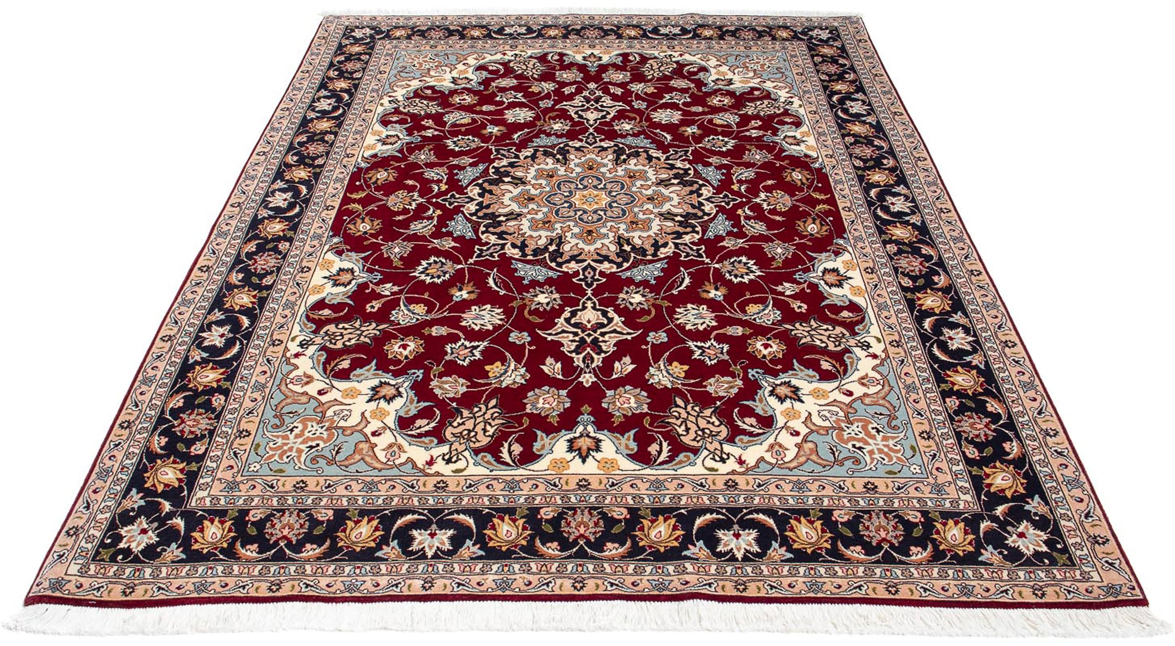 morgenland Orientteppich »Perser - Täbriz - Royal - 207 x 153 cm - dunkelro günstig online kaufen