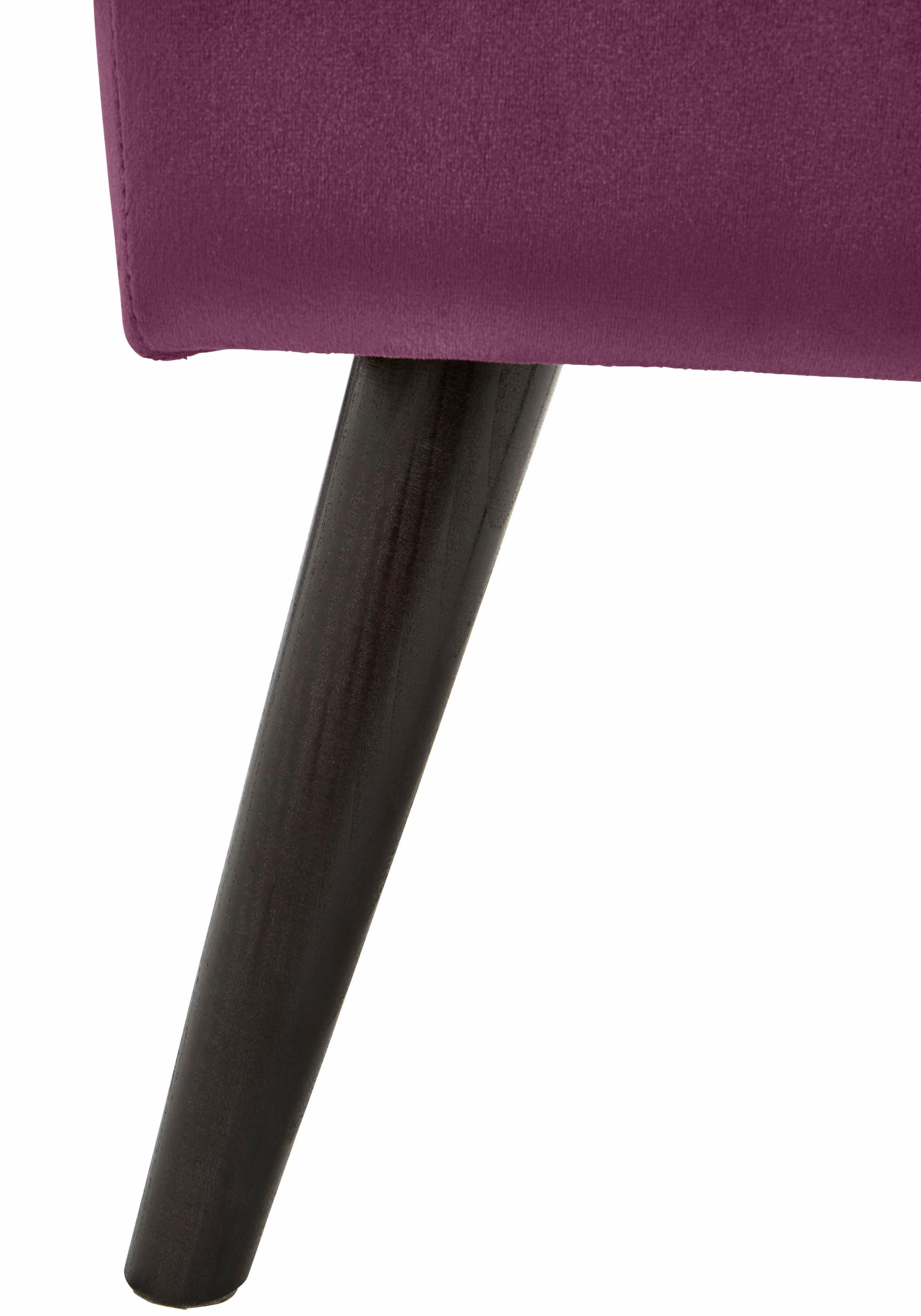 Home affaire Hocker »Salla«, Bezug auch in Luxus-Microfaser in Teddyfelloptik
