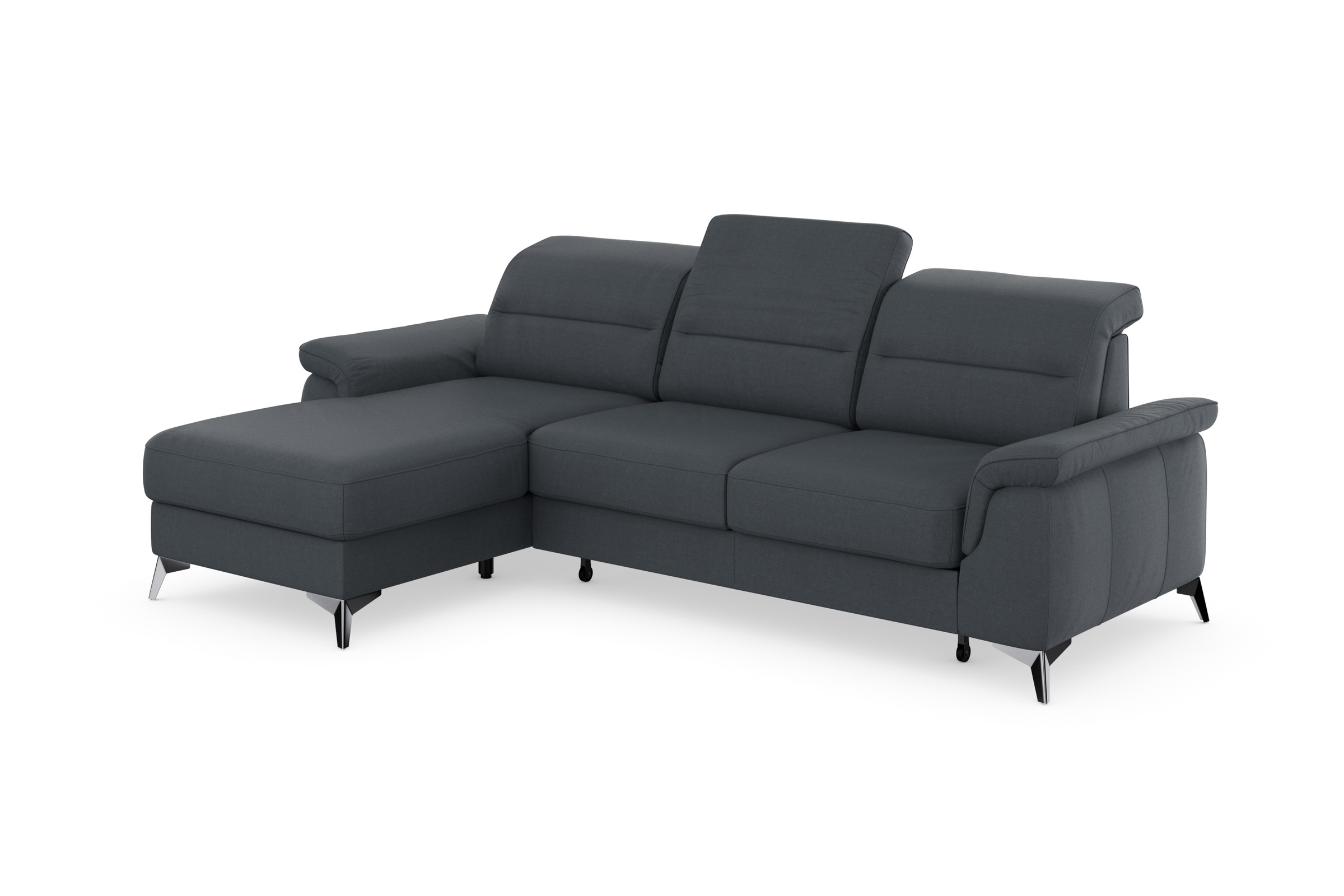 sit&more Ecksofa »Sinatra L-Form« mit Recamiere, optinal mit Kopfteilverste günstig online kaufen