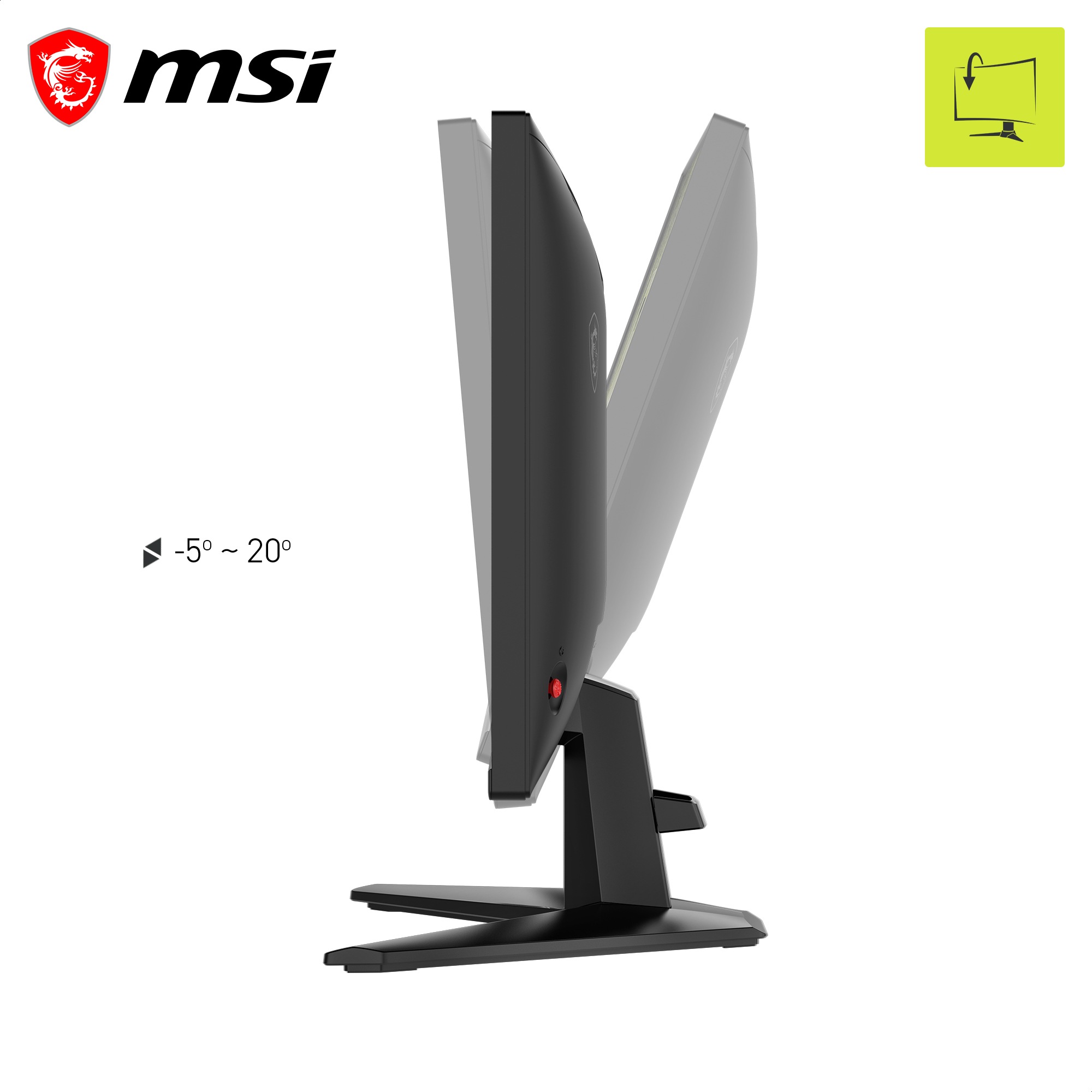 MSI Gaming-LED-Monitor »MAG 255F X24« 62 cm/25 ″  1920 x 1080 px FHD 0,5 Reaktionszeit 240 Hz neigbar