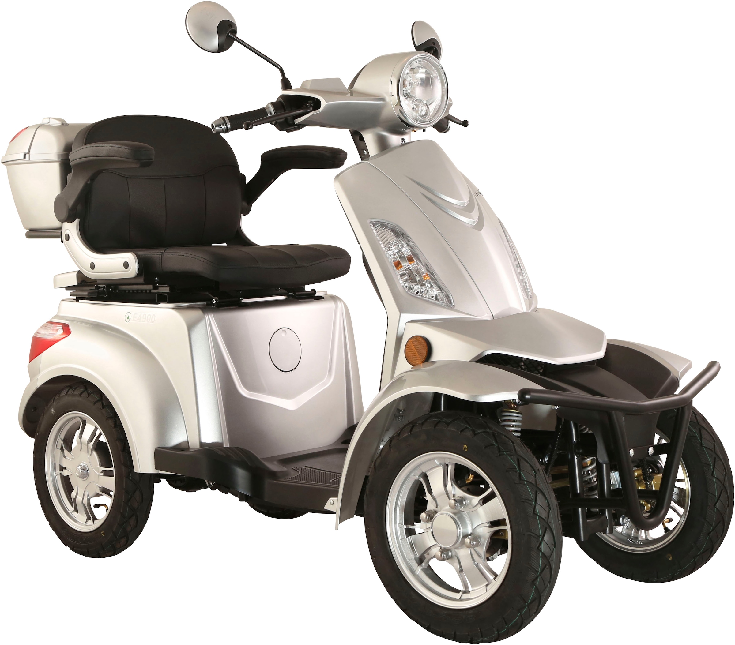 Luxxon Elektromobil »LuXXon Seniorenmobil E4900« 20 km/h Elektromobil mit Topcase, ohne Helmpflicht, 