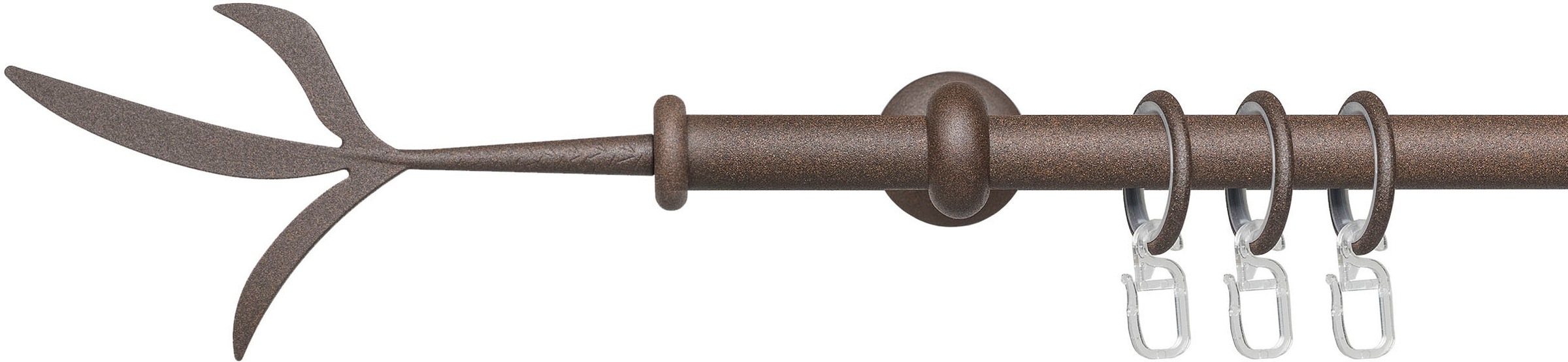 Liedeco Gardinenstangen-Endstück »Endstück, Endknopf Zweig "Esperanca" für 16 mm Stangen«, (2 St.), Endstück, Endknopf