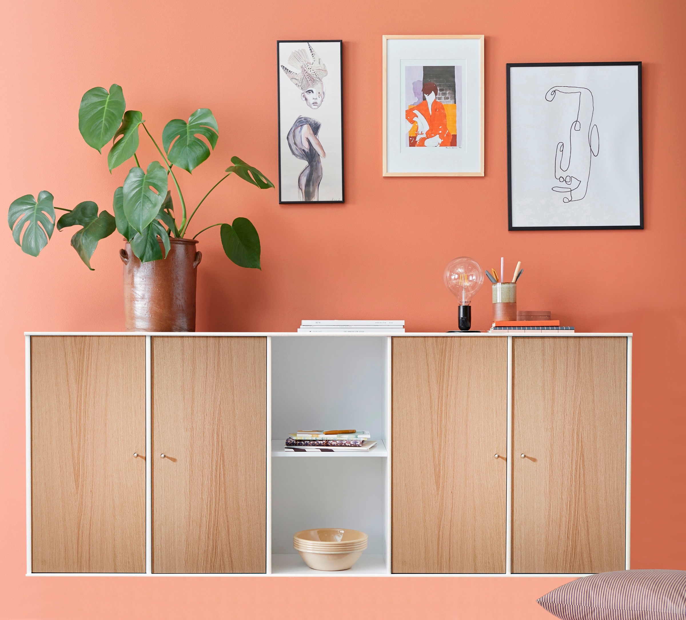 Hammel Furniture Türfront »Mistral Kubus 063, Tür passend zur Sideboard & Bücherregal«, (2 St.), (2 St), als Ergänzung für Korpus 025, 026, 116 und 117, Breite: 32 cm