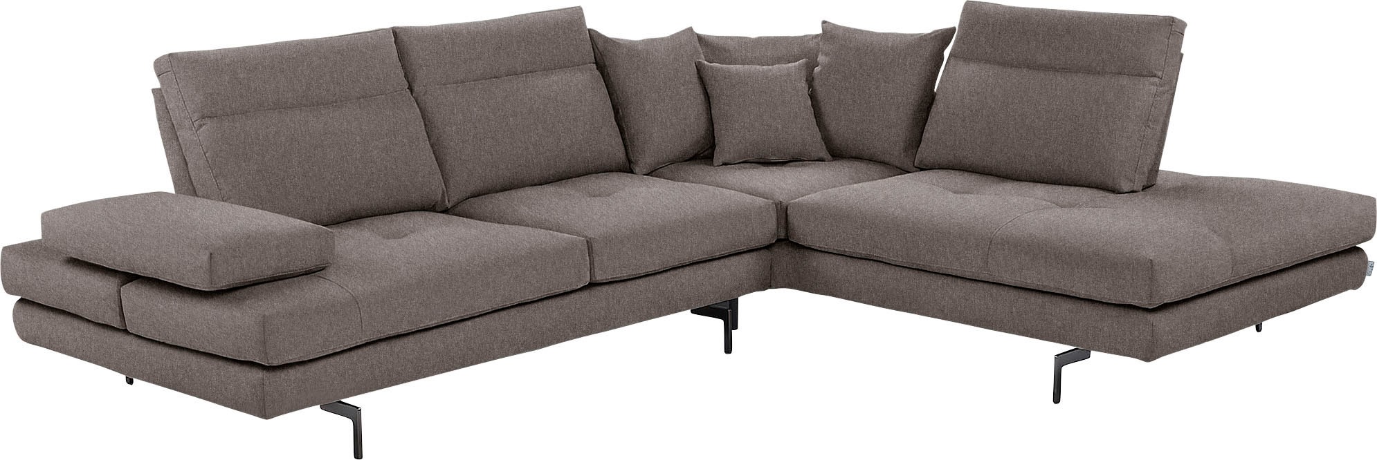 CALIA ITALIA Ecksofa »Toby Wing, Komfortsofa mit Sitzkomfort der Extraklass günstig online kaufen