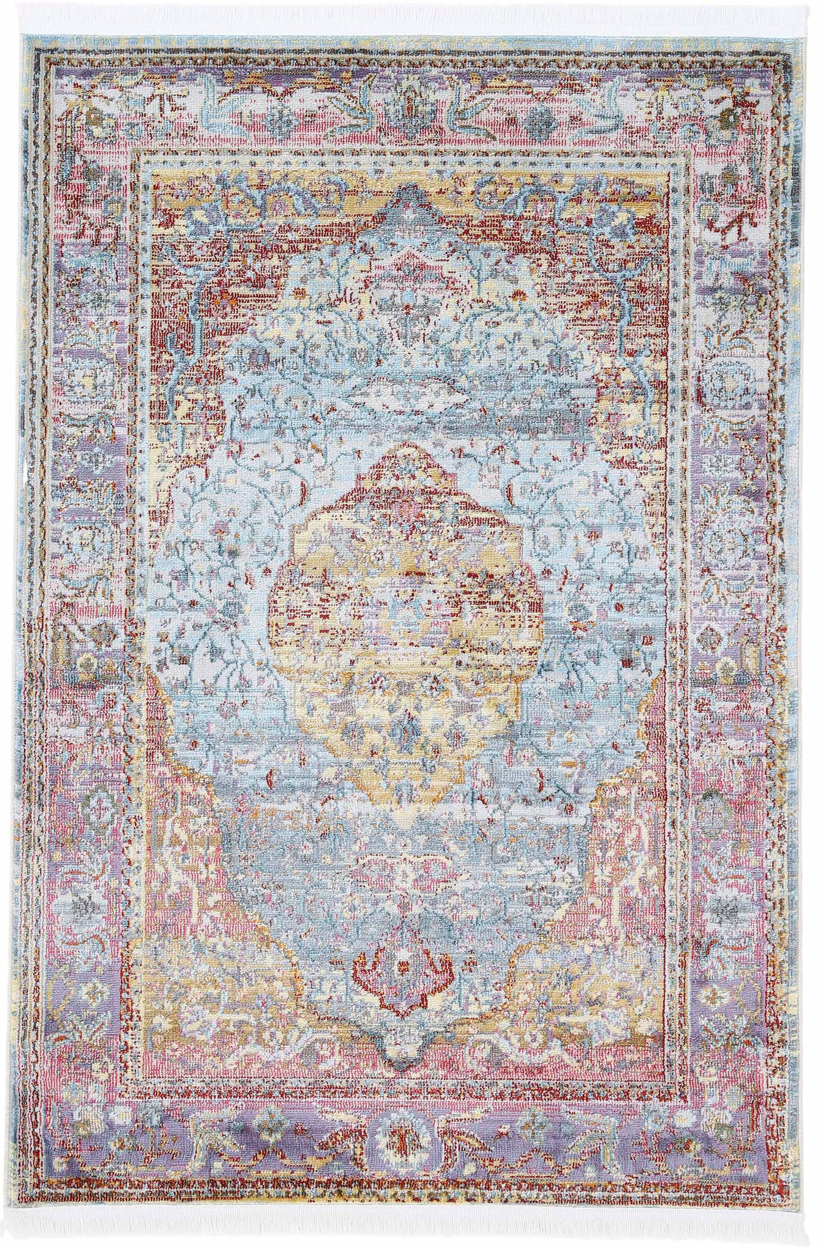 carpetfine Teppich »Esha«, rechteckig, 8 mm Höhe, Vintage Orient Look, schö günstig online kaufen