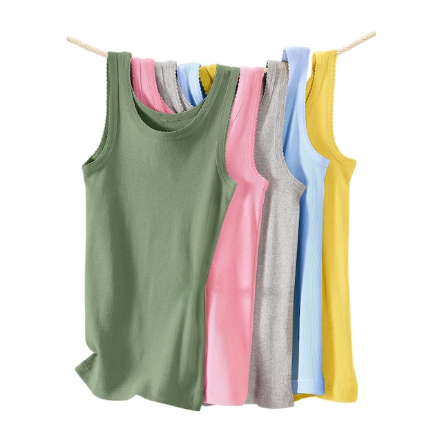 petite fleur Unterhemd, (5er-Pack), aus weicher Doppelripp-Qualität im  Online-Shop bestellen