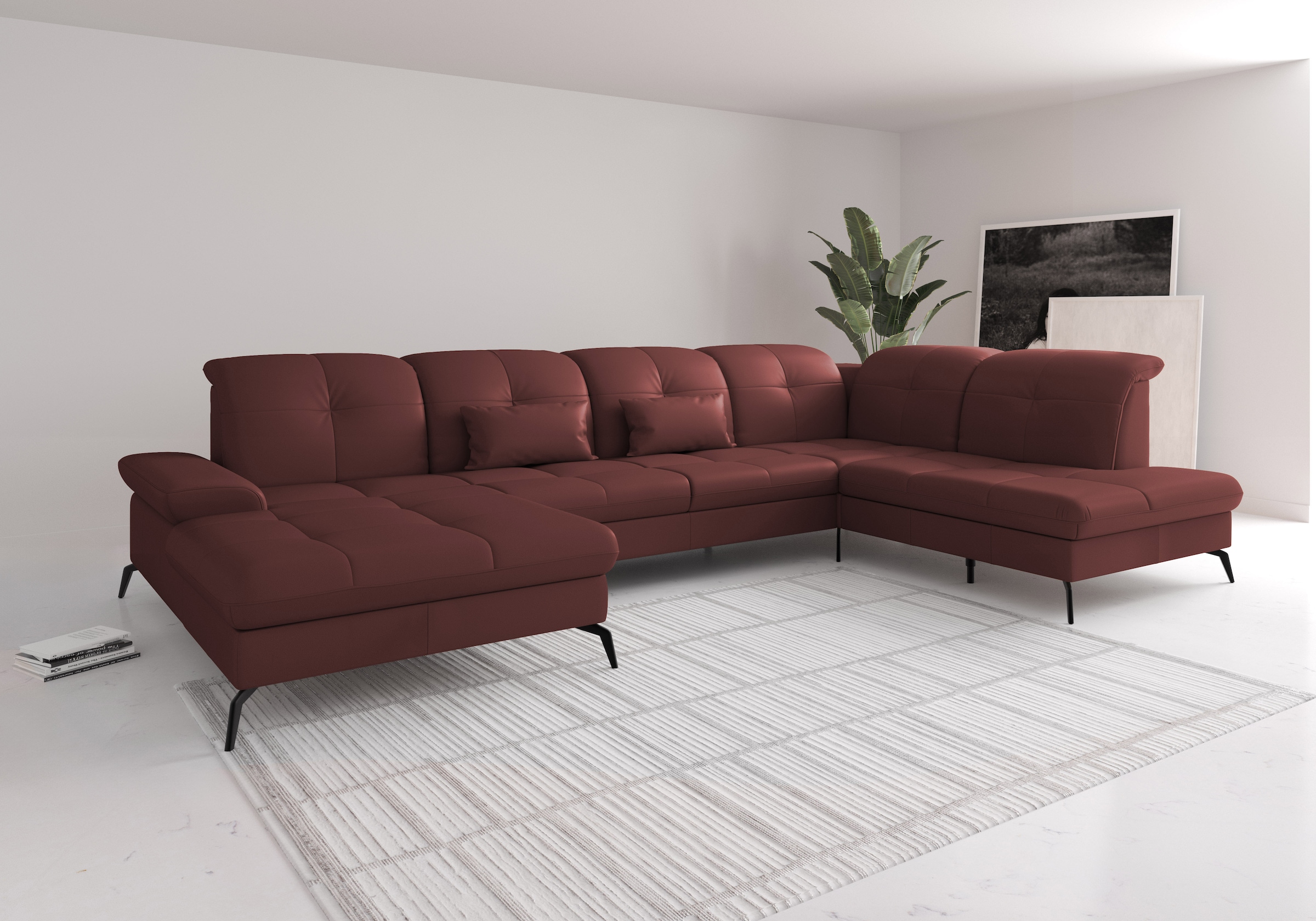 sit&more Wohnlandschaft »Amica«, inkl Sitztiefenverstellung und Armteilvers günstig online kaufen