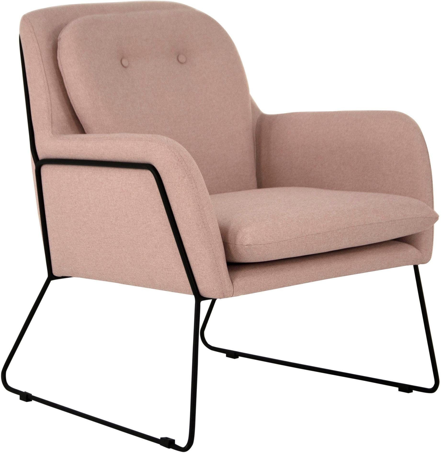 Home affaire Sessel »Flin Cocktailsesel« mit Knöpfen und Kissenoptik im Rüc günstig online kaufen