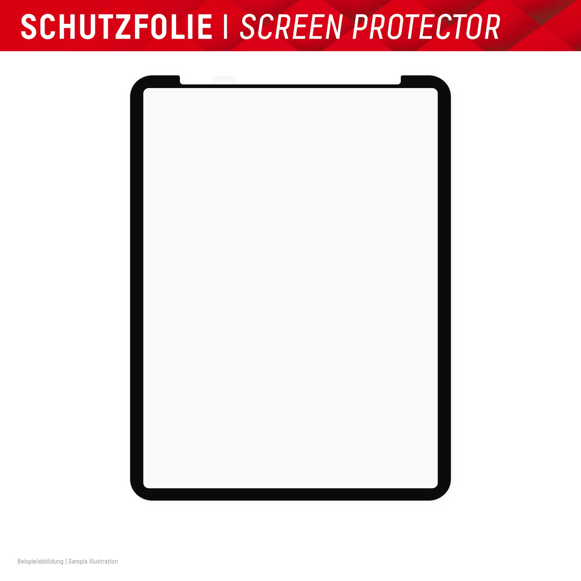 Displex Displayschutzfolie »Tablet PaperSense«, für Apple iPad Pro 12,9 (3./4./5./6. Gen.), Schreiben wie auf Papier