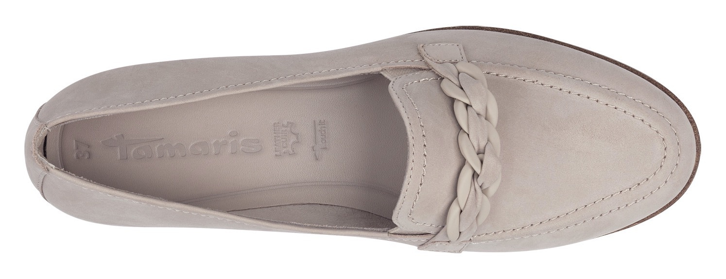 Tamaris Loafer, Chunky Slipper, Plateau Slipper mit seitlichen Stretcheinsätzen