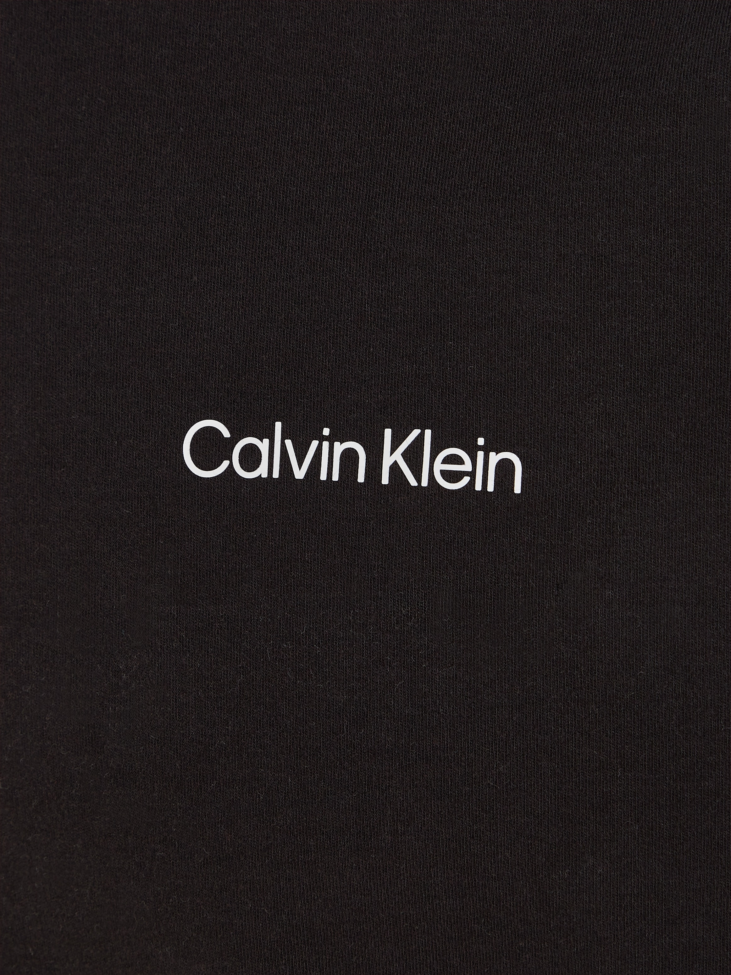 Calvin Klein T-Shirt »Micro Logo«, aus dickem Winterjersey, mit Logoprint