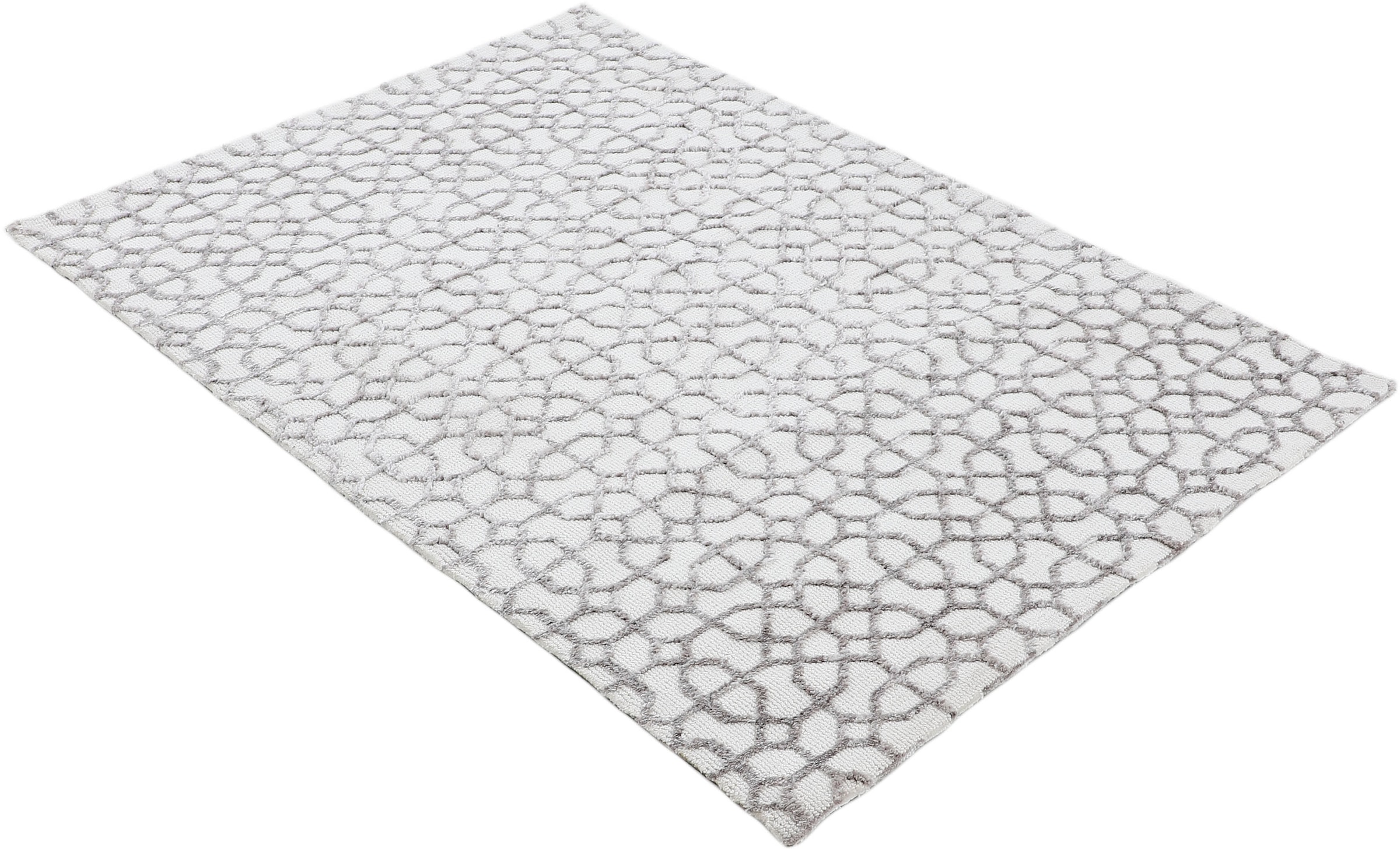 carpetfine Teppich »Holly 3«, rechteckig, 12 mm Höhe, geometrisches Design, Hoch-Tief Struktur, Wohnzimmer