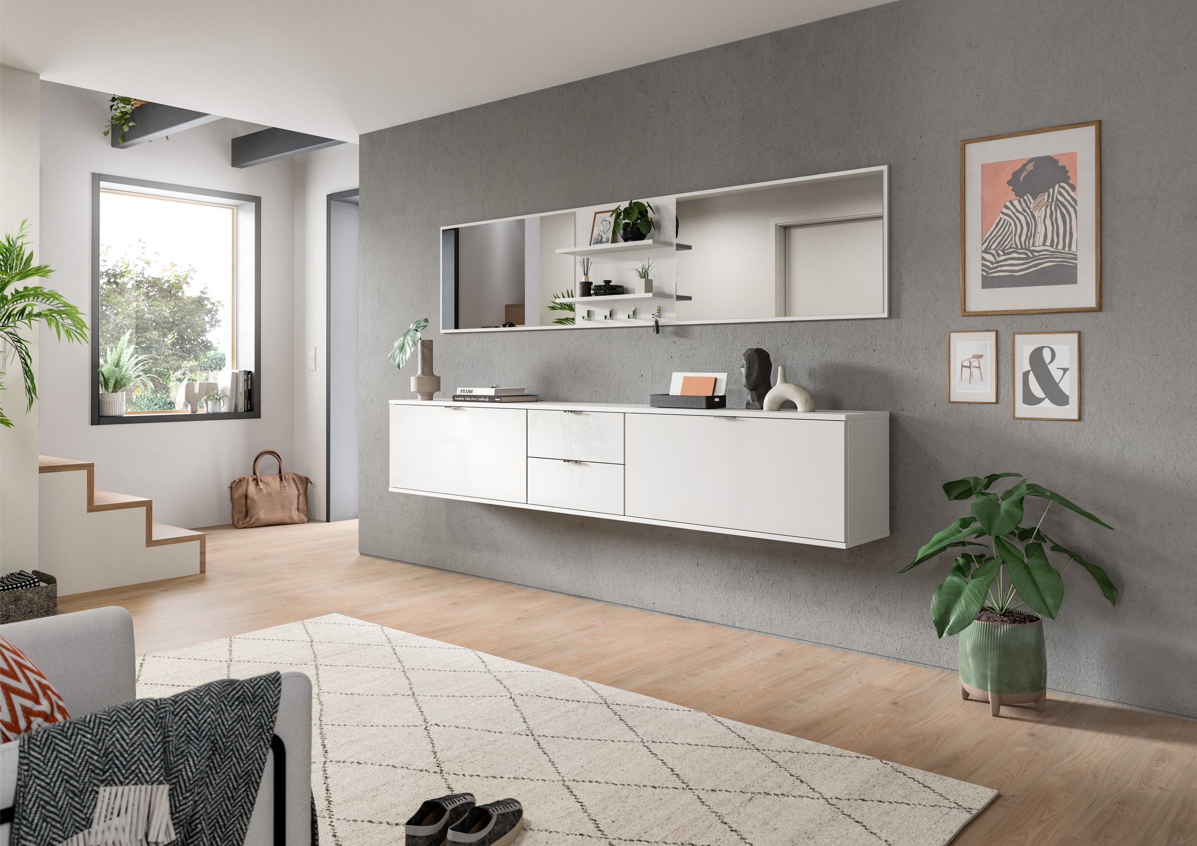 INOSIGN Garderoben-Set, (6 St.), Trondheim, Garderobenset 6-tlg.Breite 236 günstig online kaufen