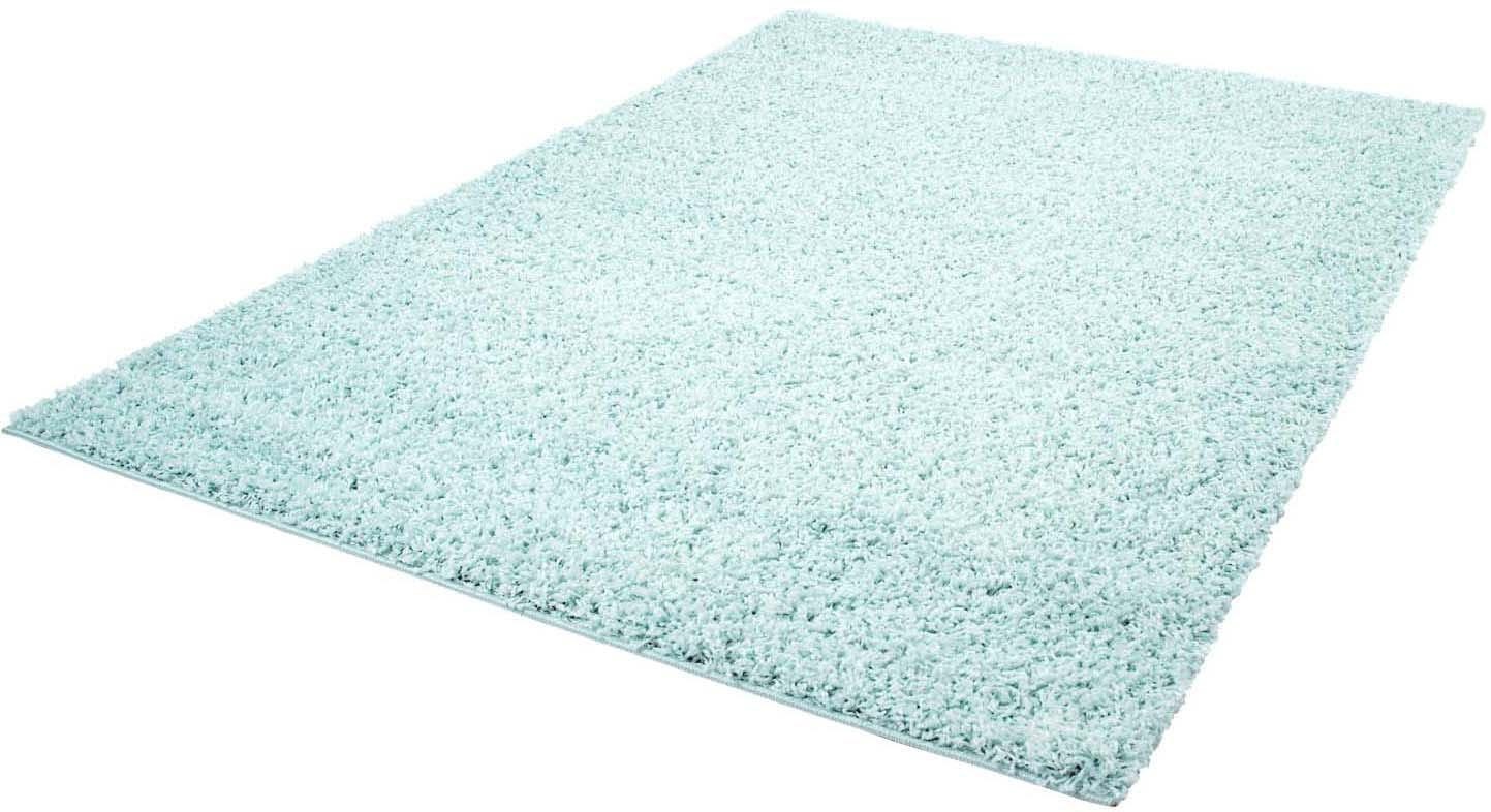 Carpet City Hochflor-Teppich »Pastell Shaggy300«, rechteckig, 30 mm Höhe, S günstig online kaufen