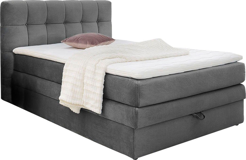 Jockenhöfer Gruppe Boxspringbett »Amy« mit Bettkasten und Kaltschaum-Topper günstig online kaufen