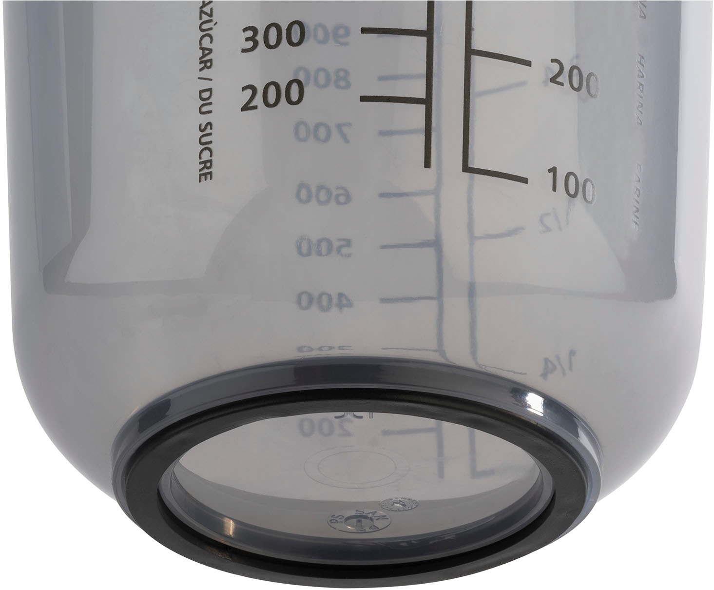 APS Rührschüssel »- Rührbecher mit Deckel, inklusive Spritzschutz« 1 Stk. aus Kunststoff Ø 12,5 cm, Höhe 16 cm, 1 Liter, aus Polypropylen