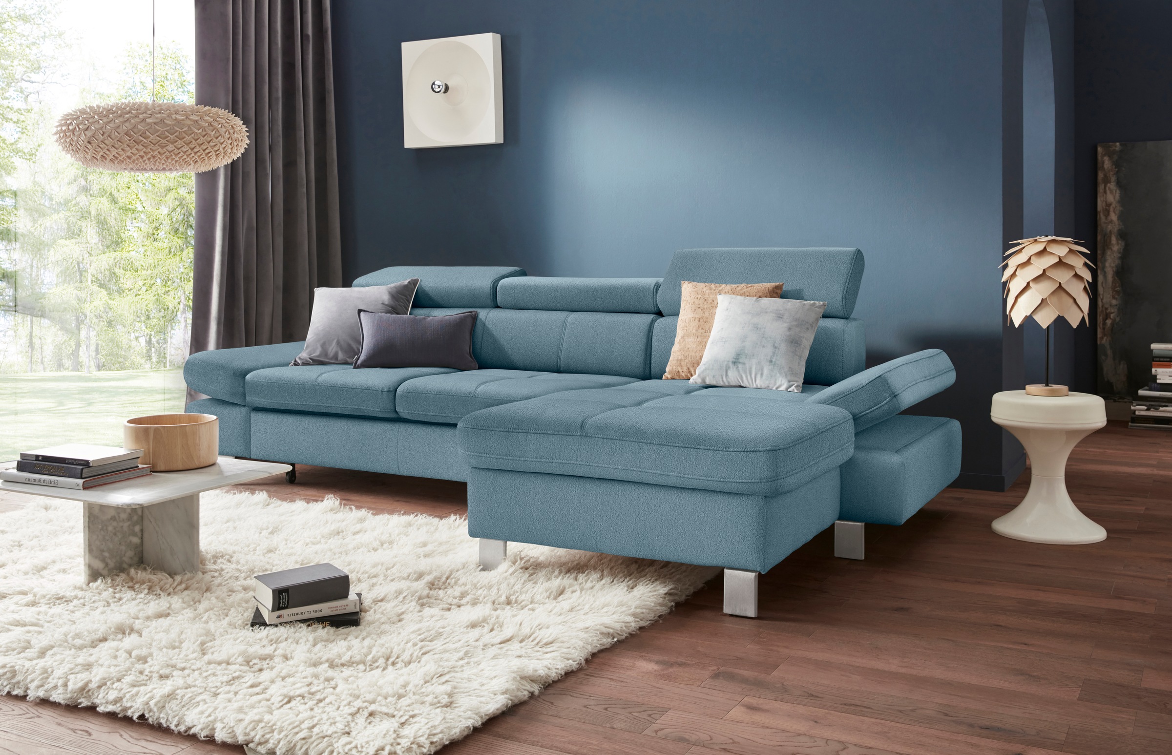 exxpo - sofa fashion Ecksofa »Fiji, hochwertige Detailverarbeitung im Sitz günstig online kaufen