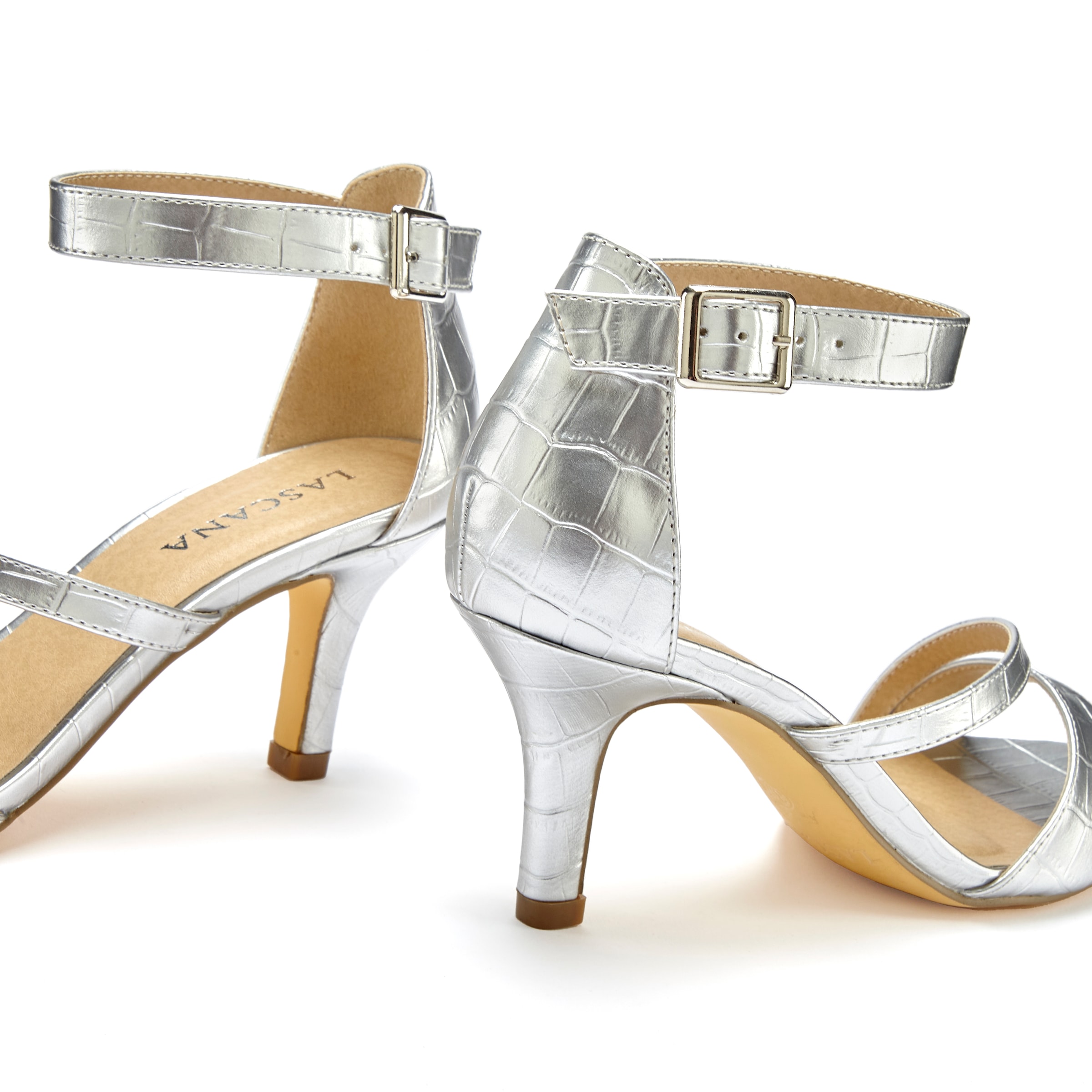 LASCANA Sandalette, mit raffiniertem Riemchen