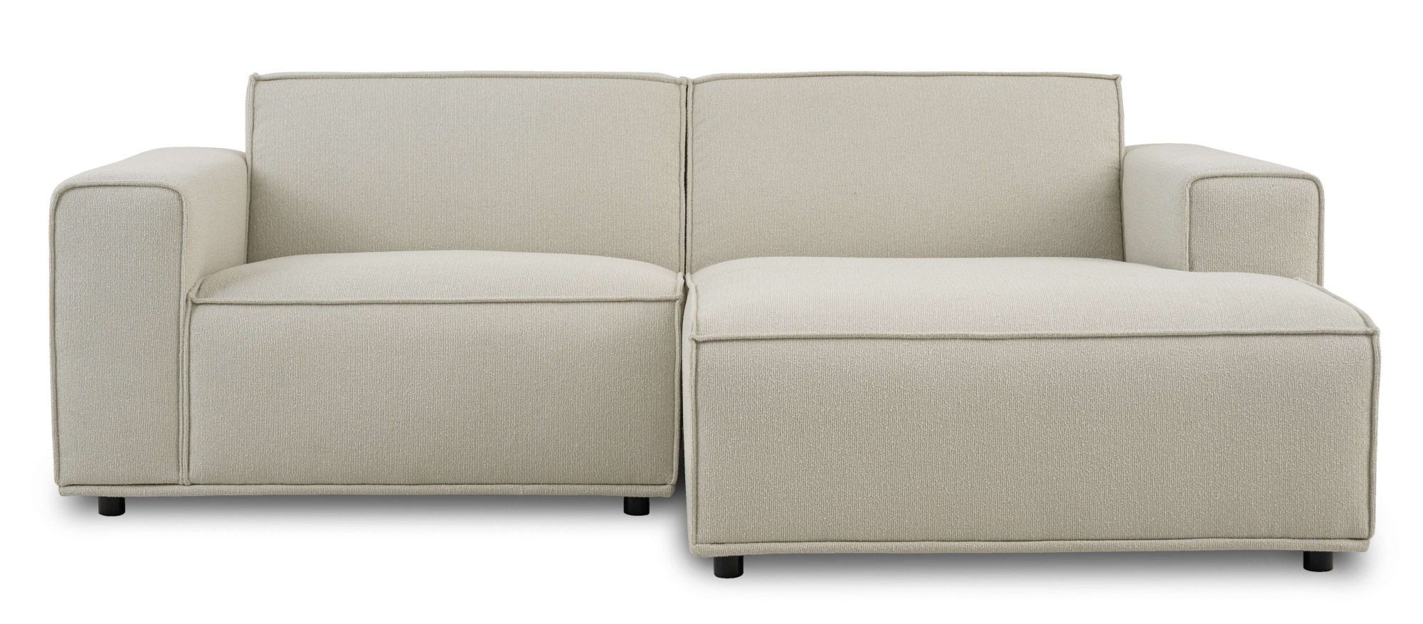Home affaire Ecksofa »Avelin, 228 cm, L-Form, Chenille, Struktur-Boucle«, m günstig online kaufen