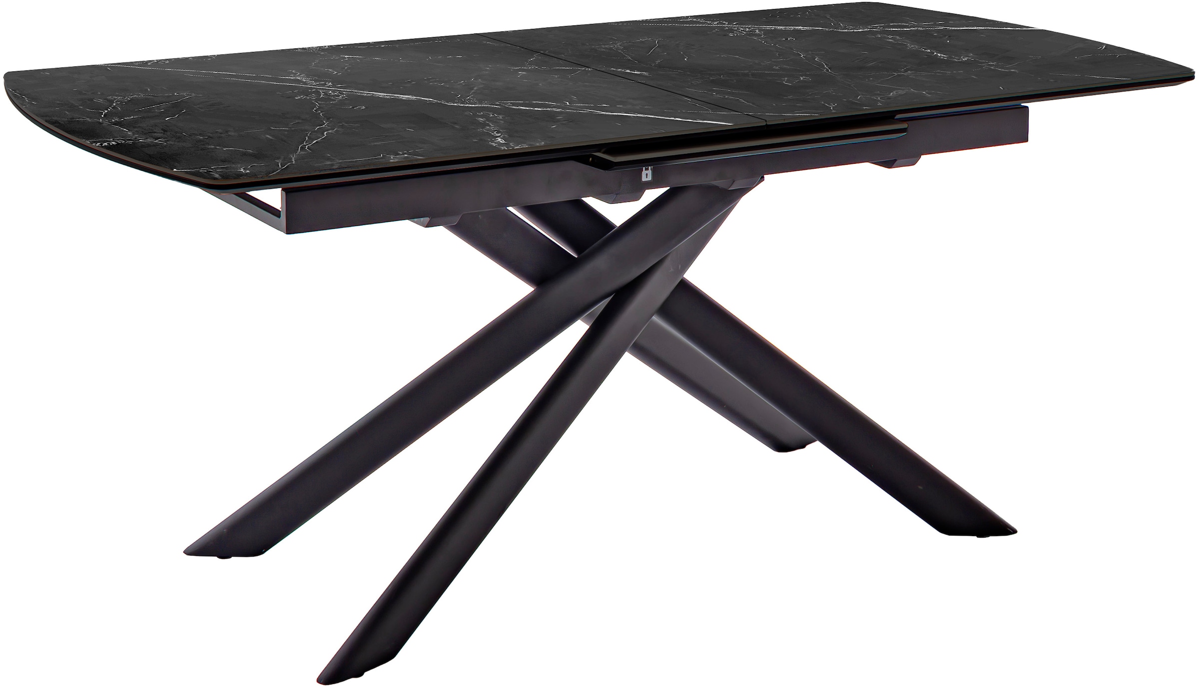 MCA furniture Esstisch »VANINO Auszugtisch 180-230 cm marmoriert«, (1 St.), Keramik,Metall,Synchronauszug,ausziehbar,8-10 Personen