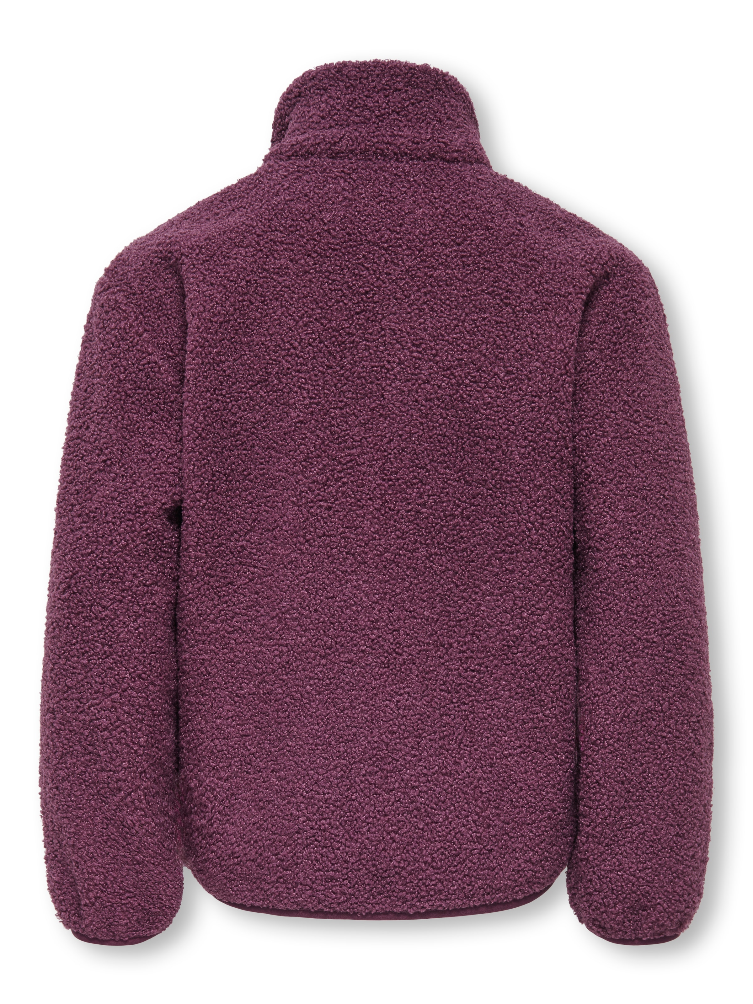 KIDS ONLY Fleecejacke »KOGEVA LIFE TEDDY JACKET CP OTW NOOS« ohne Kapuze