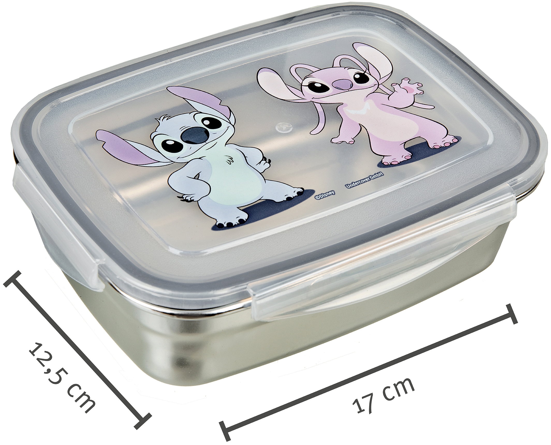 UNDERCOVER Lunchbox »mit Trinkflasche, Stitch« Set, 2 tlg.