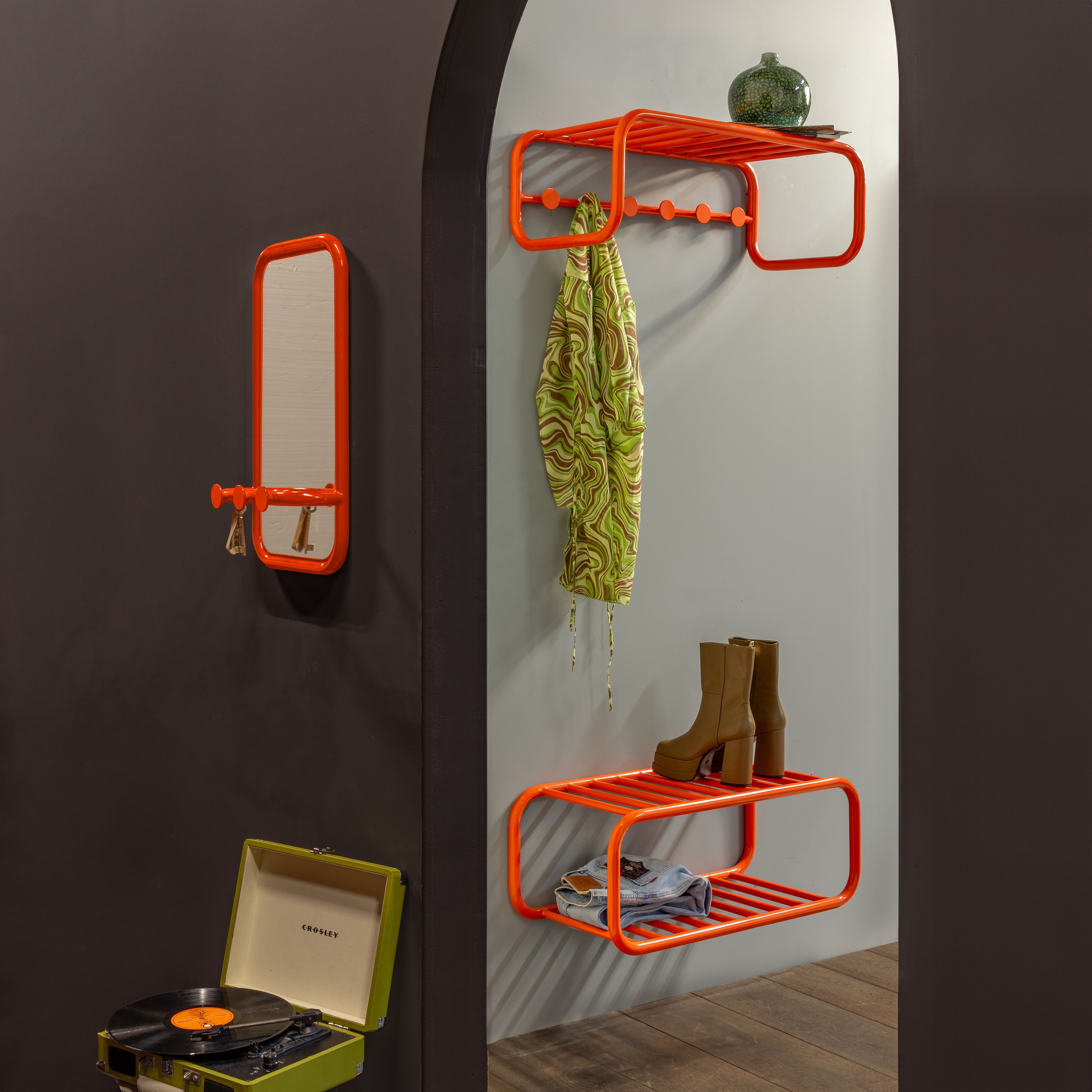 Spinder Design Garderobenleiste »RETRO Garderobe«, (1 St.)